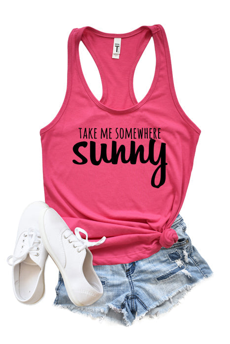 Take Me Somewhere Sunny Tank-1370