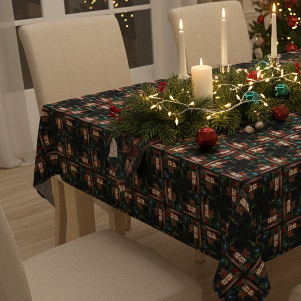 Nice Tree Christmas Tablecloth