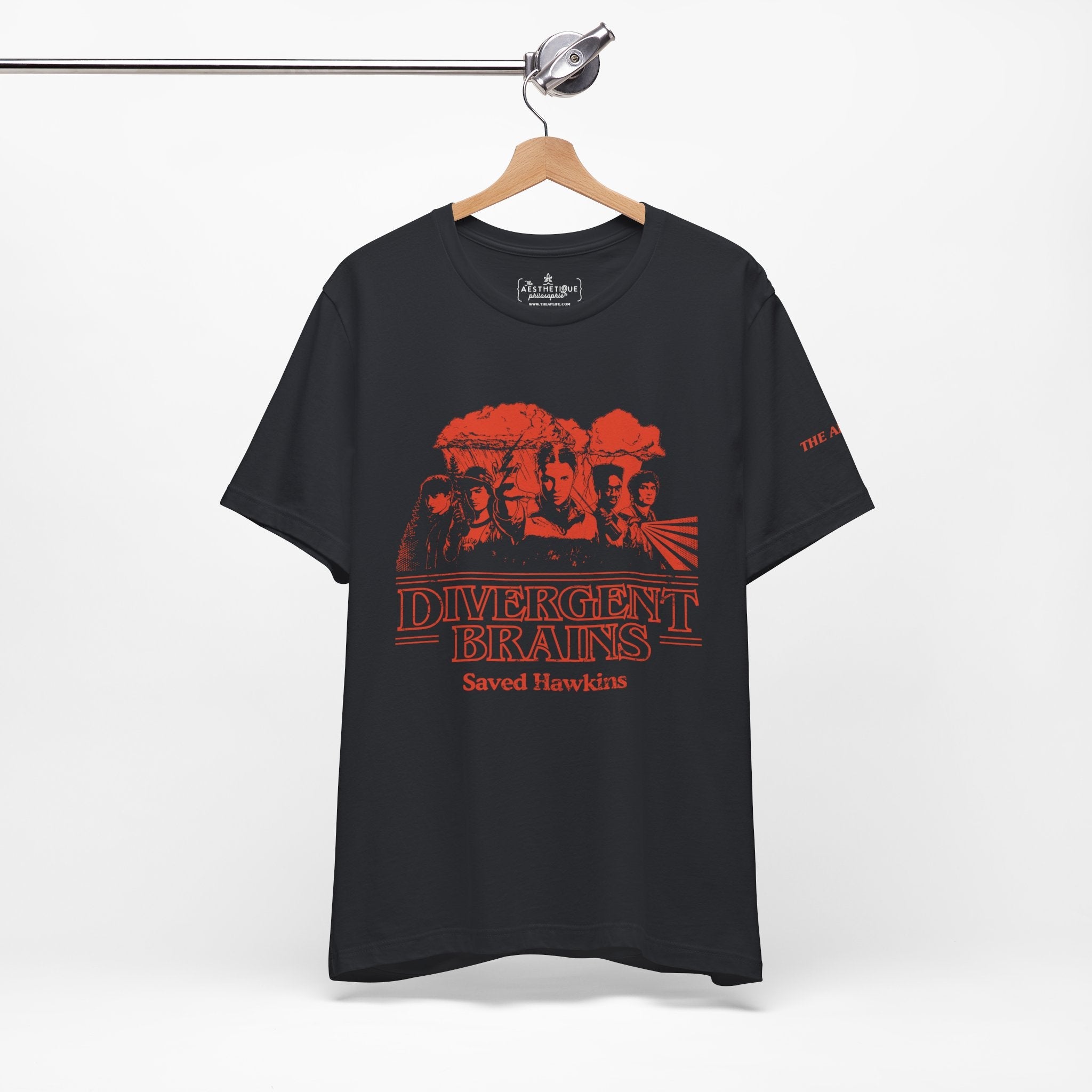 Divergent Brains Saved Hawkins - Adult Unisex Jersey Tee