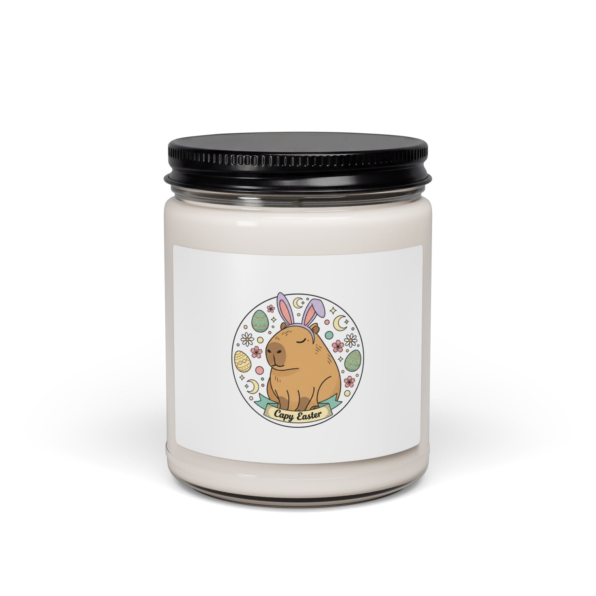 Easter Bunny Aesthetic Soy Candle, Pastel Spring Cottagecore Vibes