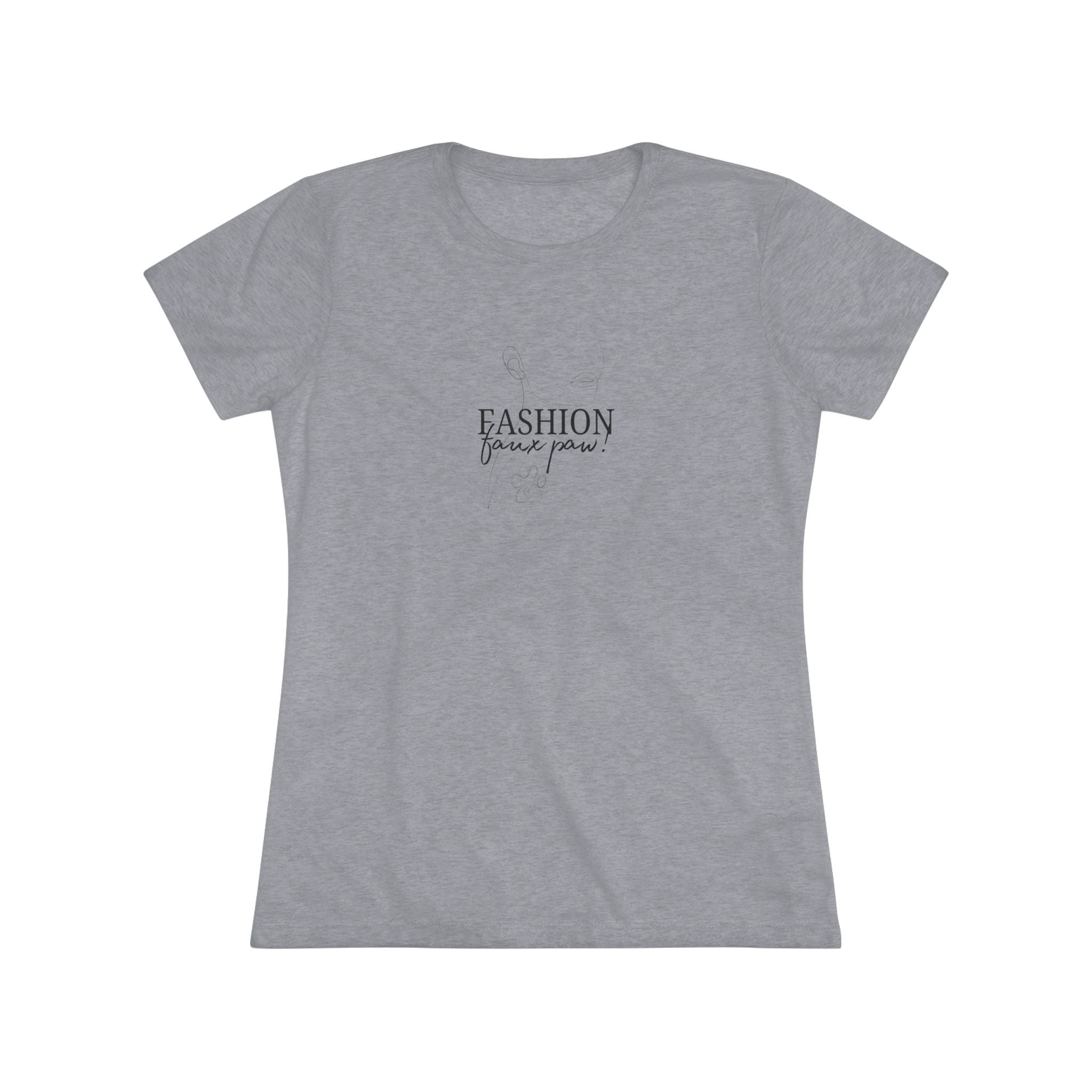 Fashion Faux Paw Women's Triblend Tee