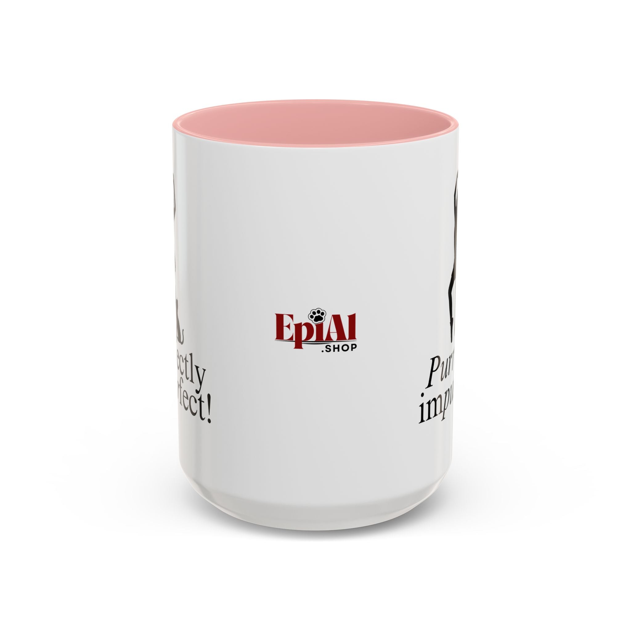 Purrfectly Impurrfect Accent Coffee Mug (11, 15oz)