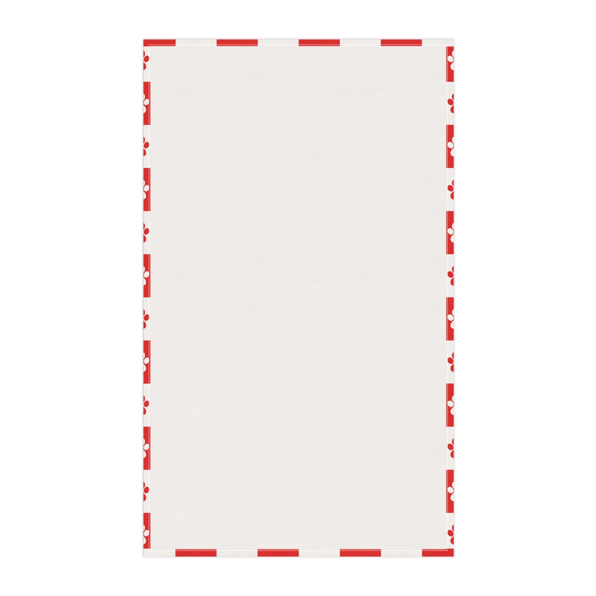 Red & White Paws Tea Towels (cotton, poly)