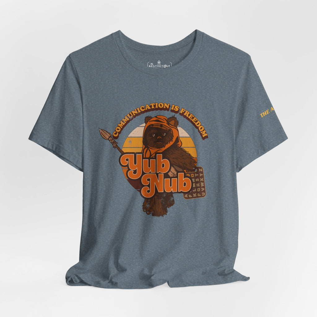 Communication is Freedom - Yub Nub - S2C - Adult Unisex Jersey Short Sleeve Tee
