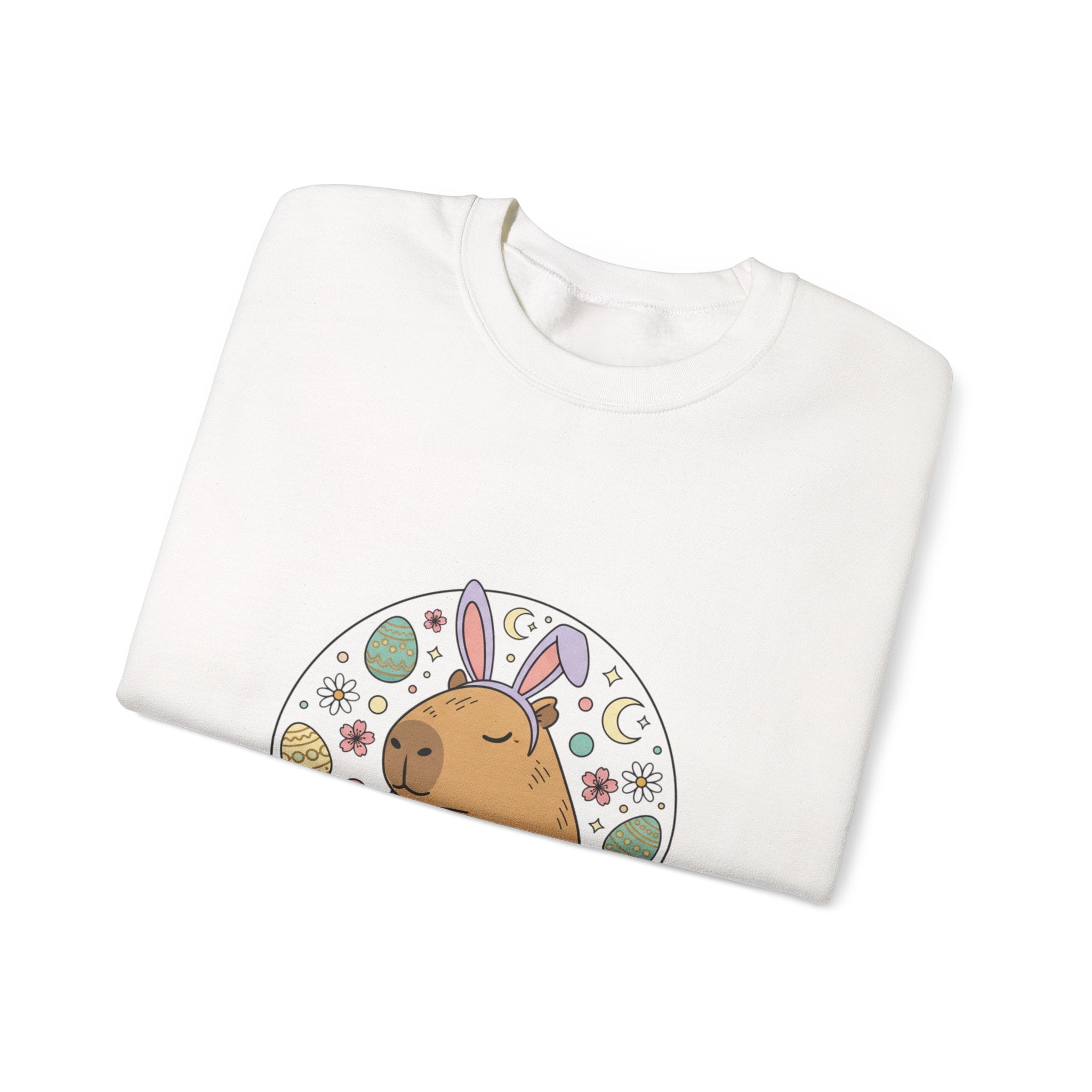 Bunny Ears Illustration Sweatshirt | Easter bunny aesthetic, pastel spring