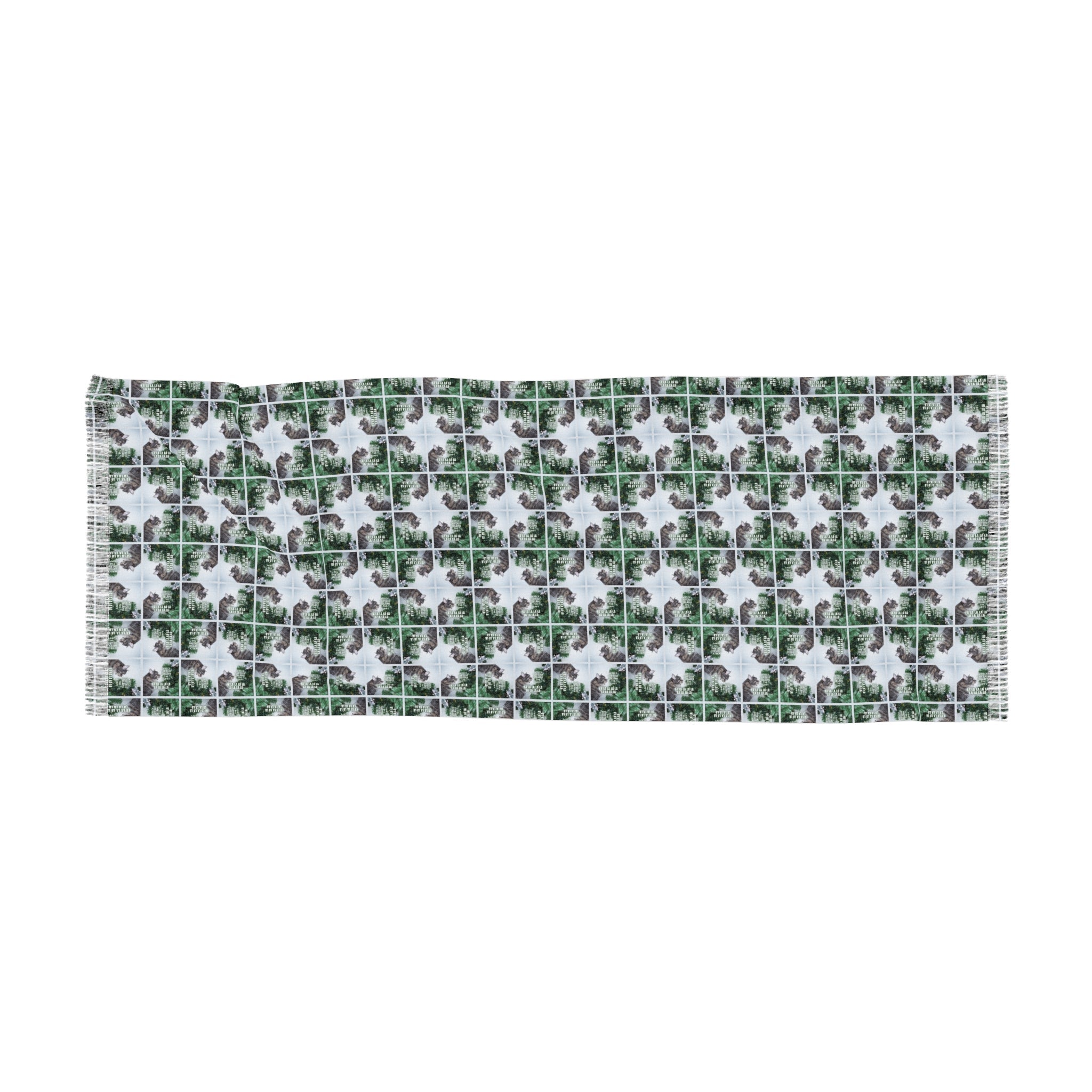 Wreck the Tree Christmas Light Scarf
