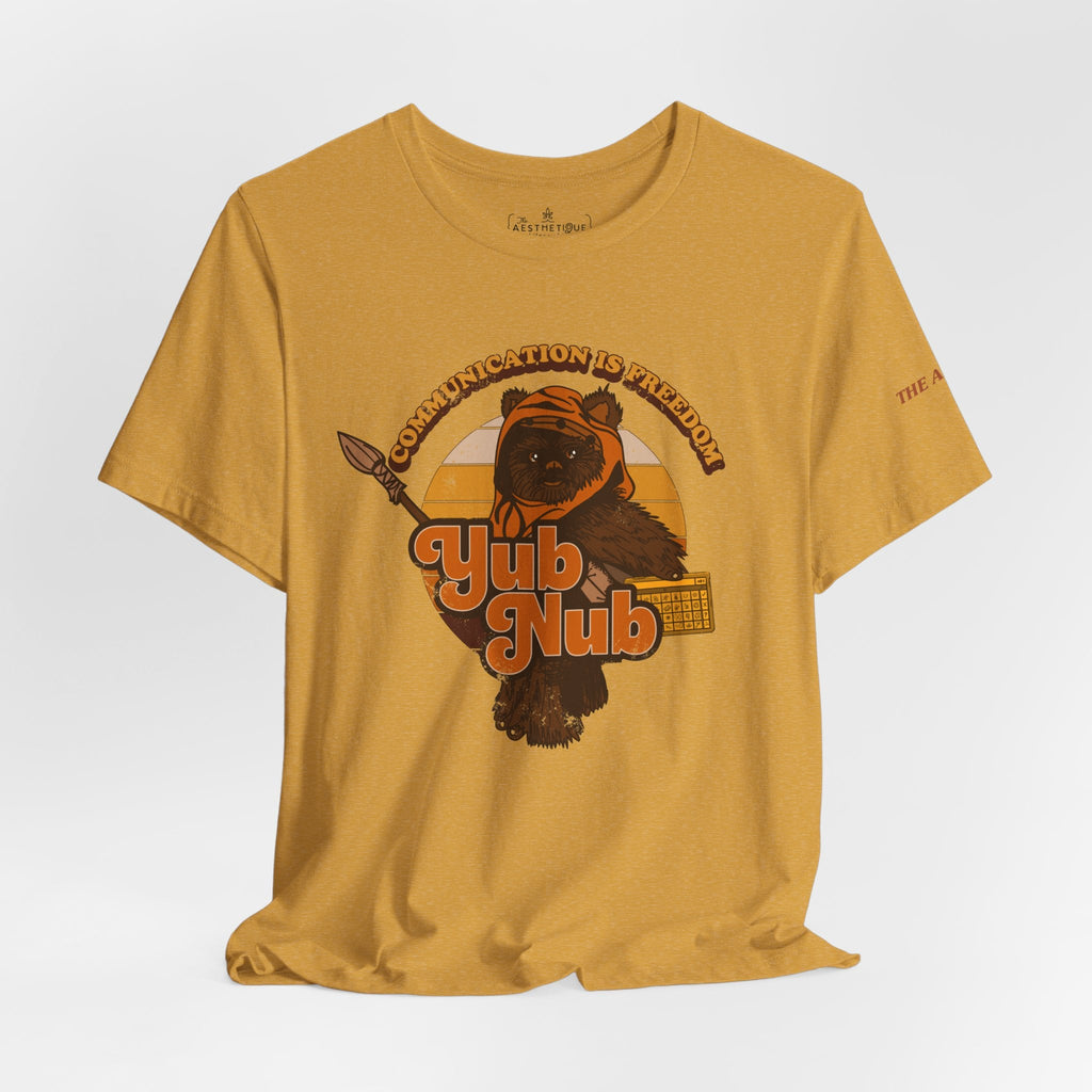 Communication is Freedom - Yub Nub - AAC - Unisex Jersey Short Sleeve Tee
