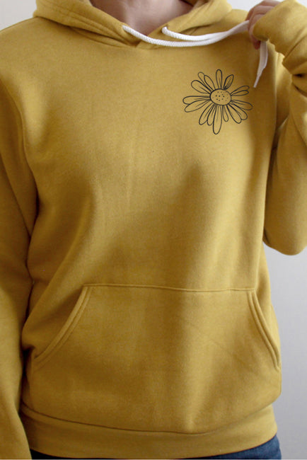 Pocket Flower Hoodie-1469