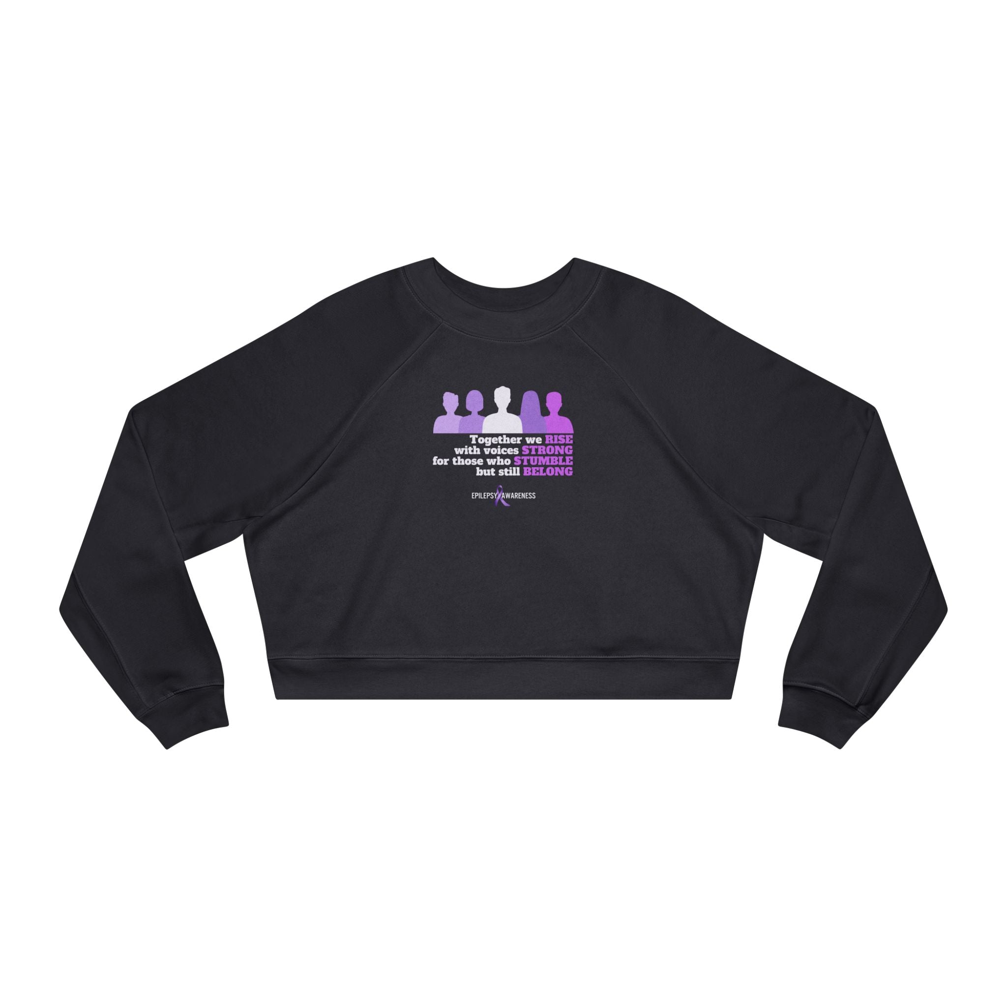 Together We Stand Women's Cropped Fleece Pullover