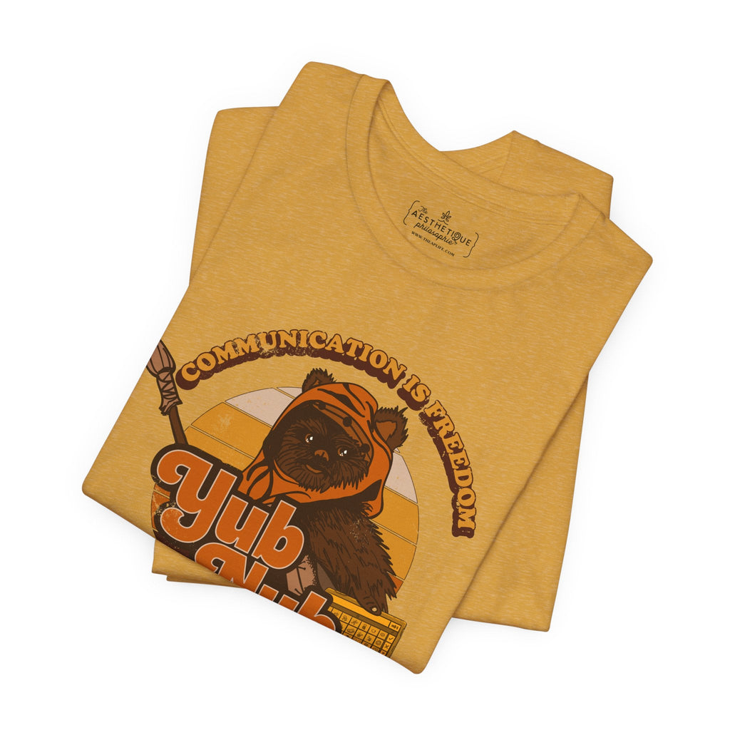 Communication is Freedom - Yub Nub - AAC - Unisex Jersey Short Sleeve Tee