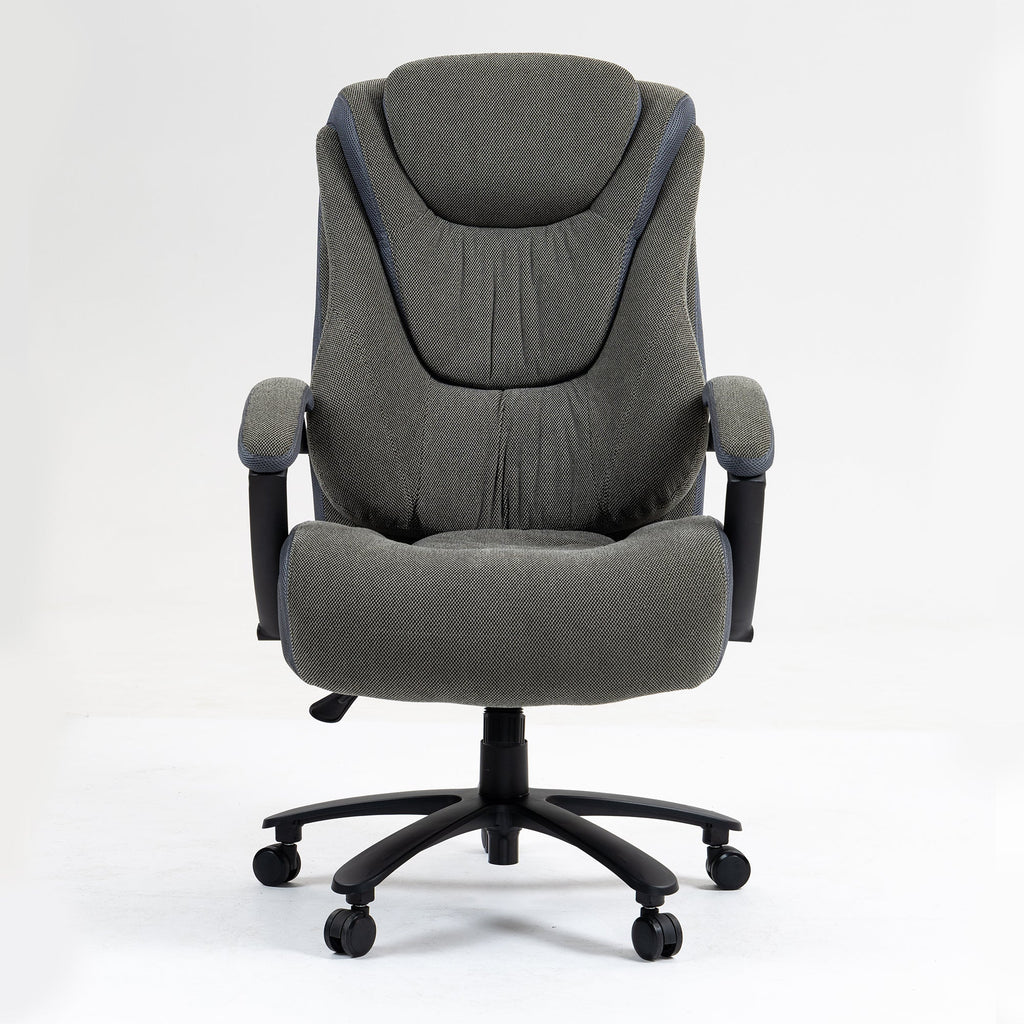 High back, skin friendly cotton fabric material office chair that can be raised and lowered:9373H-Fabric