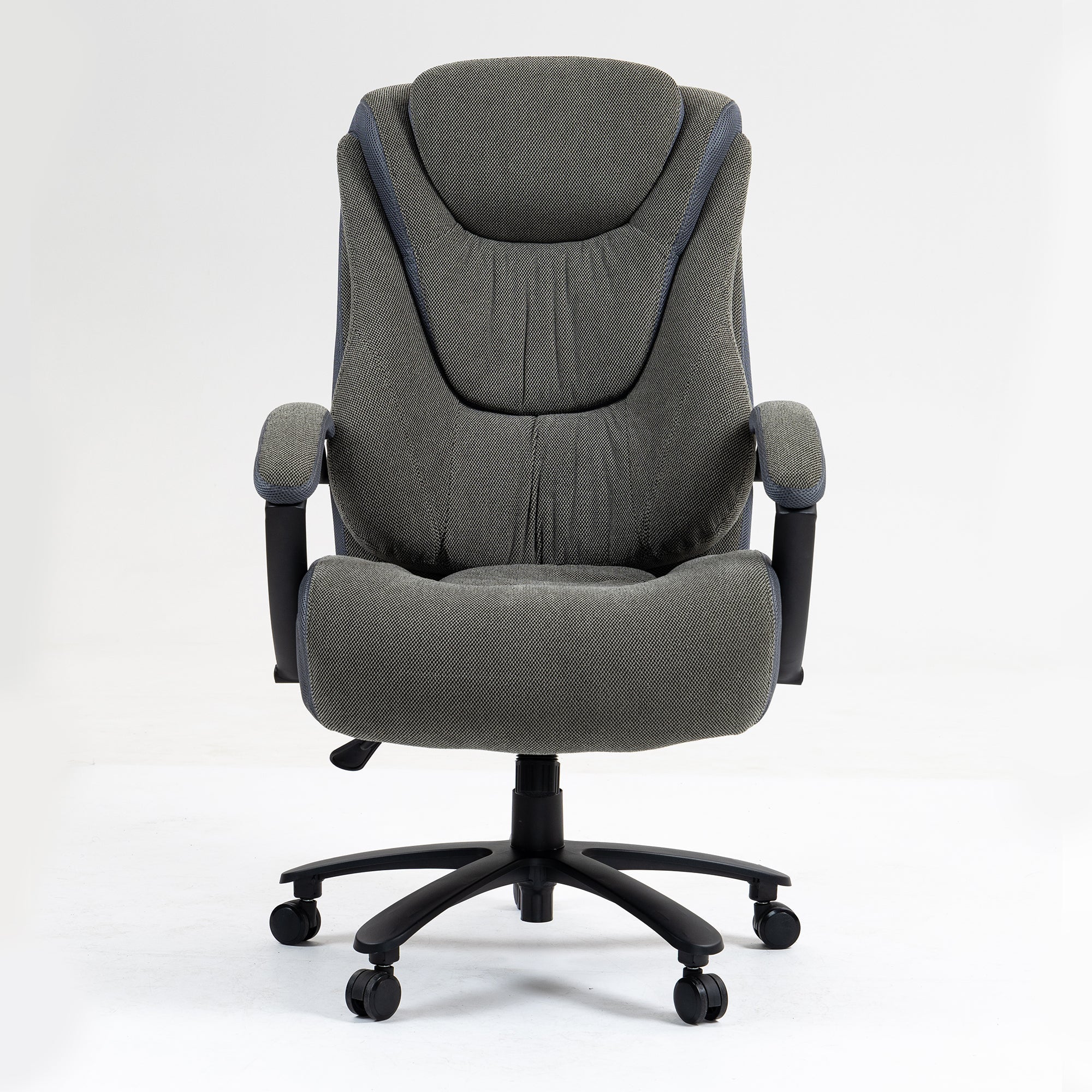 High back, skin friendly cotton fabric material office chair that can be raised and lowered:9373H-Fabric