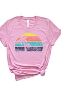 Palm Tree Sunset Tee 1502