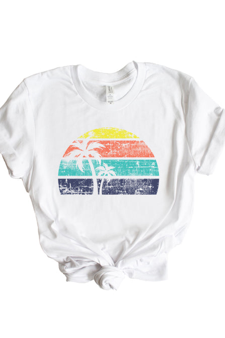 Palm Tree Sunset Tee 1502