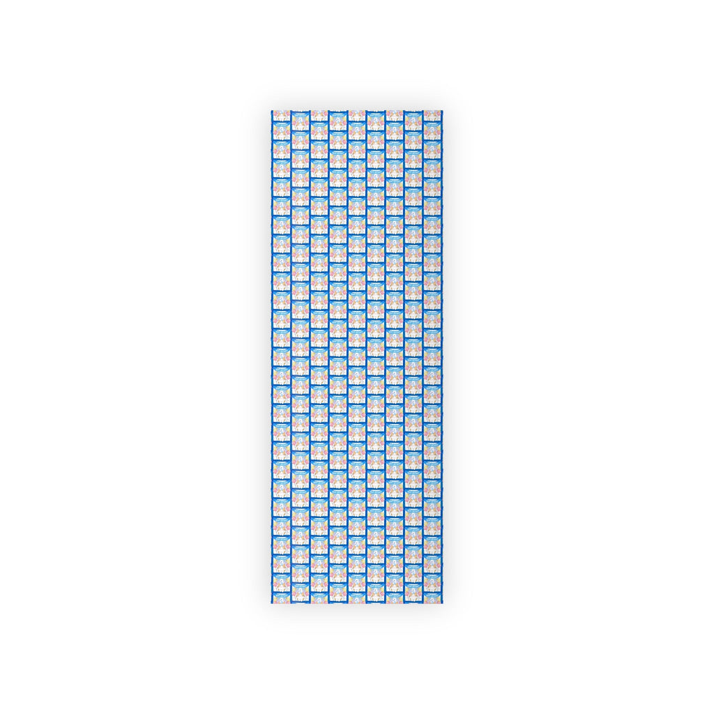 Little Boy Kitty Birthday Wrapping Paper Rolls - 1pc Gift Wrap