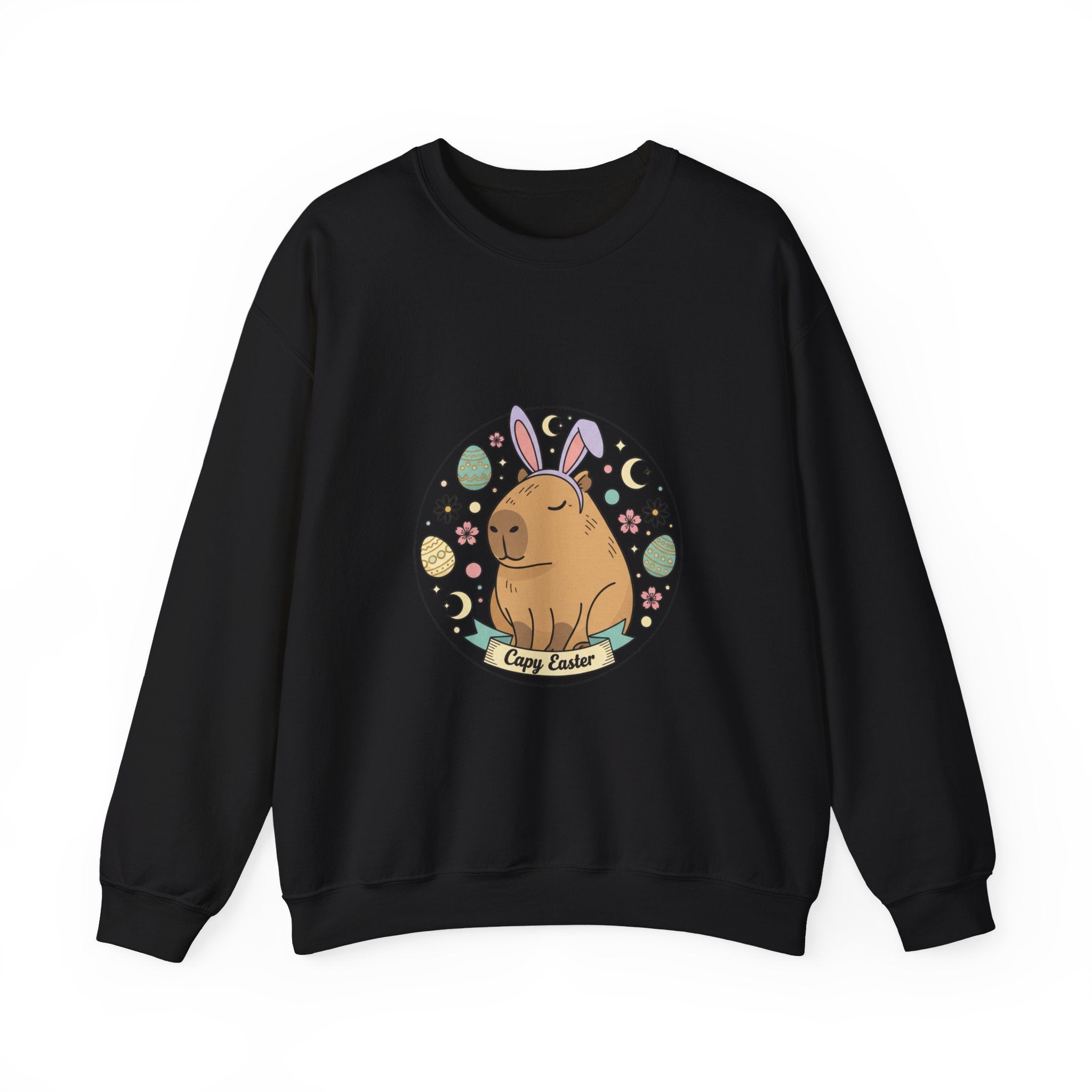Bunny Ears Illustration Sweatshirt | Easter bunny aesthetic, pastel spring