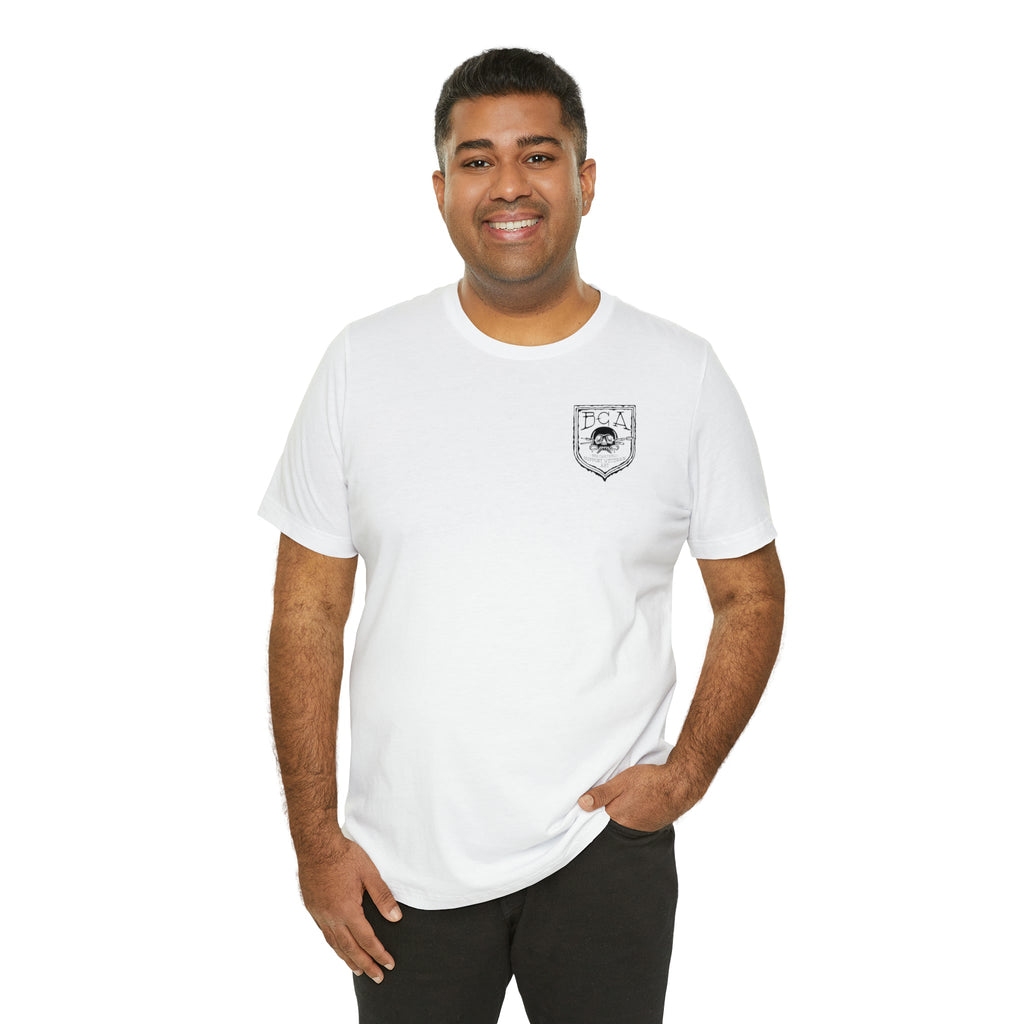 M249 SAW Frog - Back Print - Short Sleeve Tee