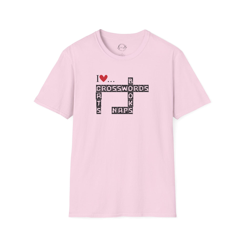 Crosswords and Cats Unisex Softstyle T-Shirt