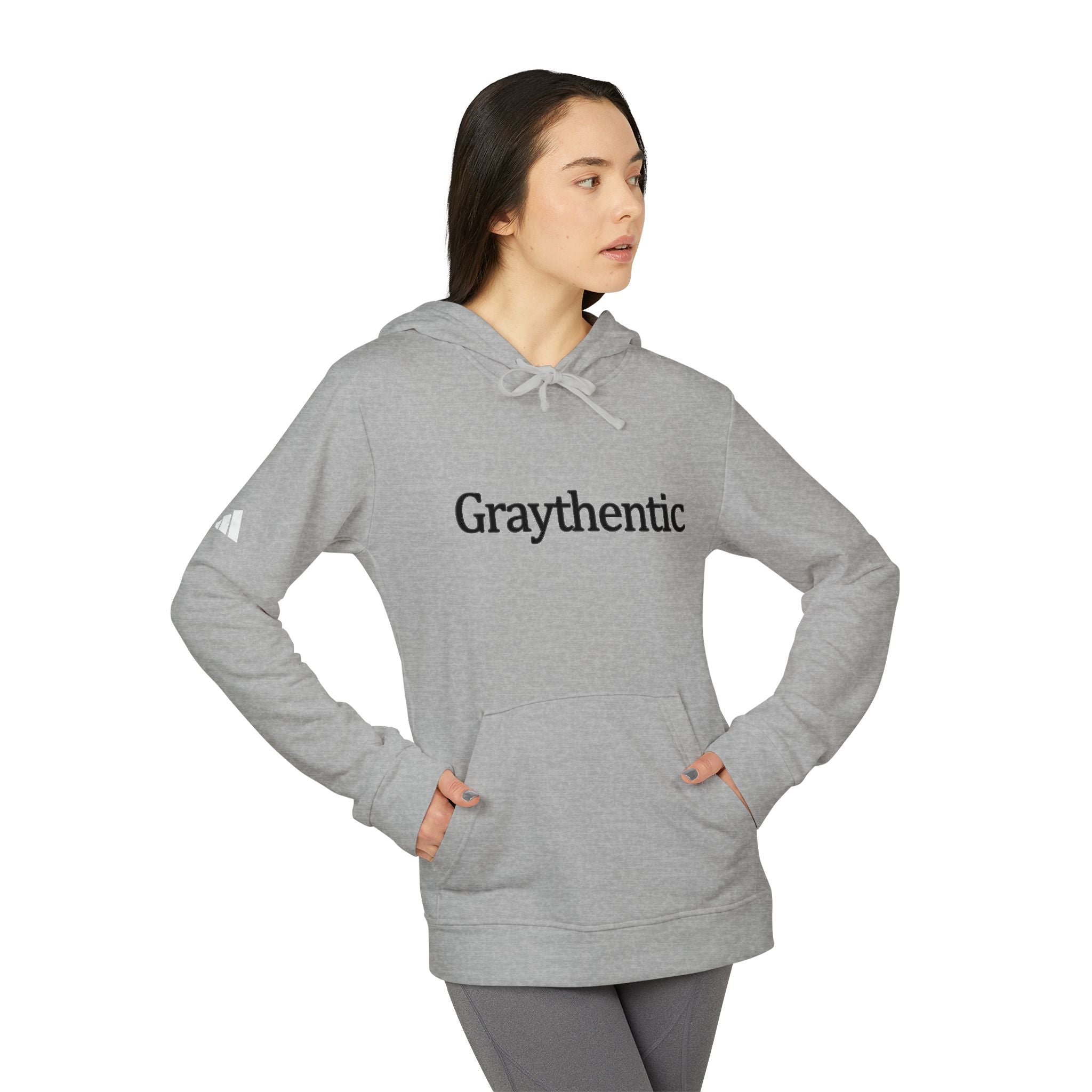 adidas Unisex Fleece Hoodie "Graythentic"