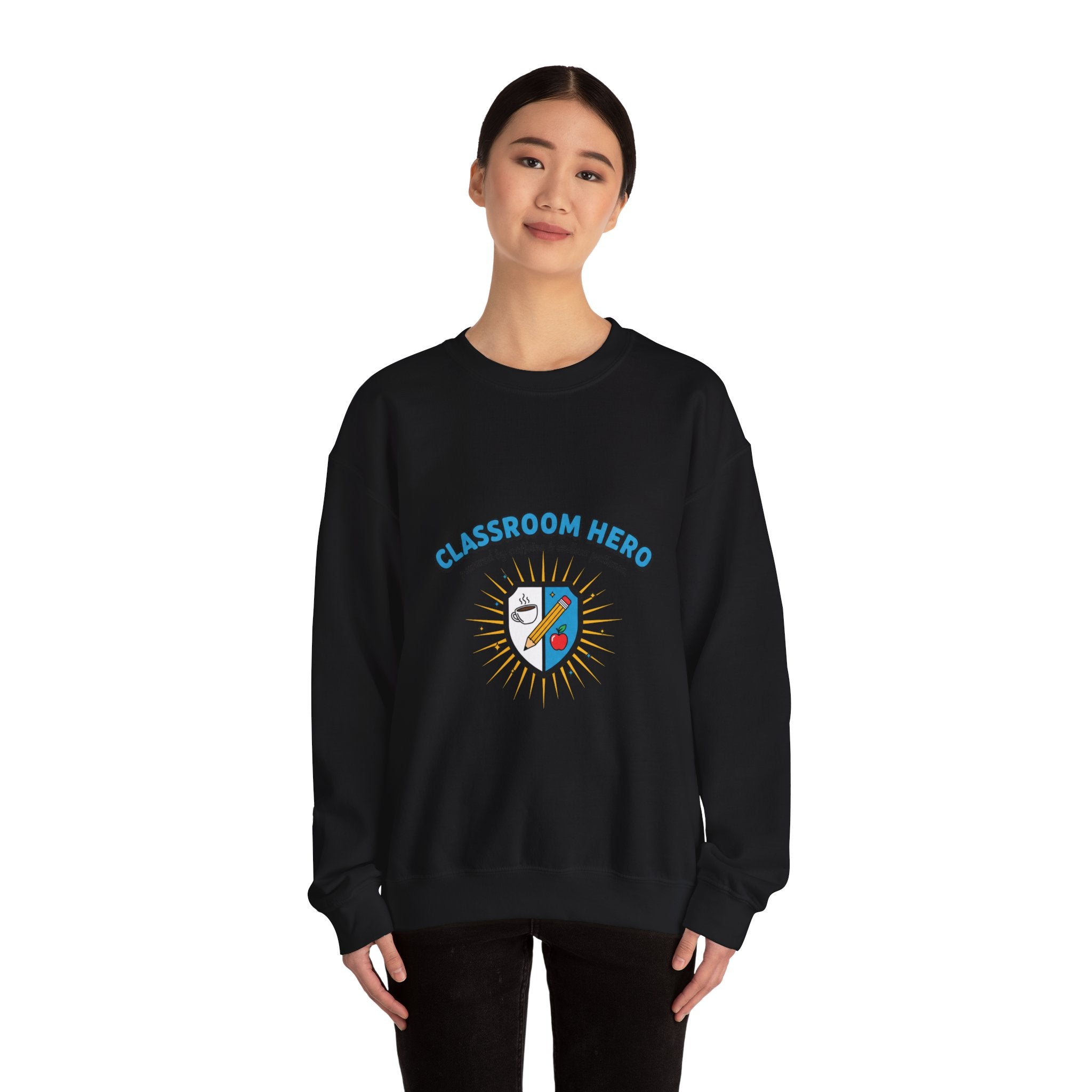 Classroom Hero Crewneck Sweatshirt | Teacher Appreciation, Teacher Life