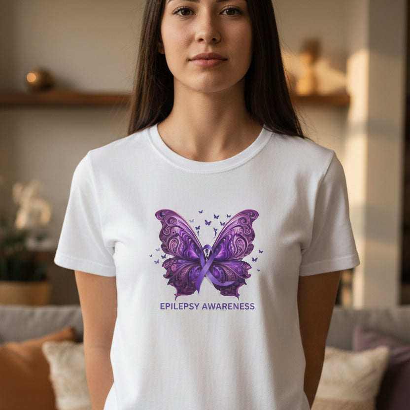 Epilepsy Butterfly Unisex Softstyle T-Shirt