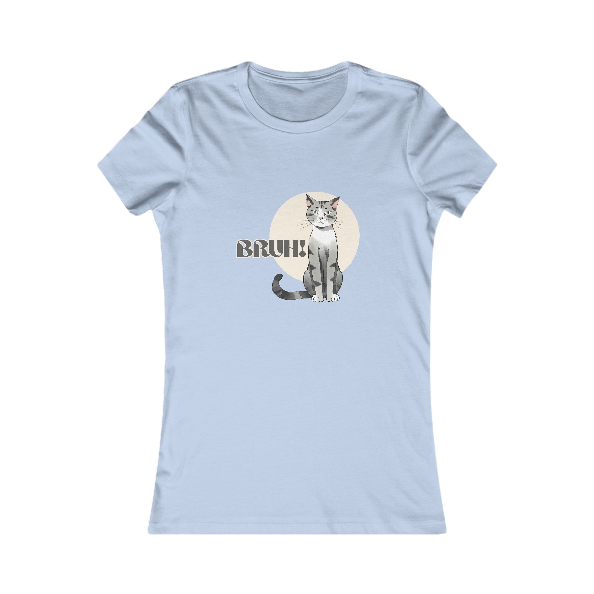 Bruh Cat Shirt – Funny Judgmental Cat Meme Tee