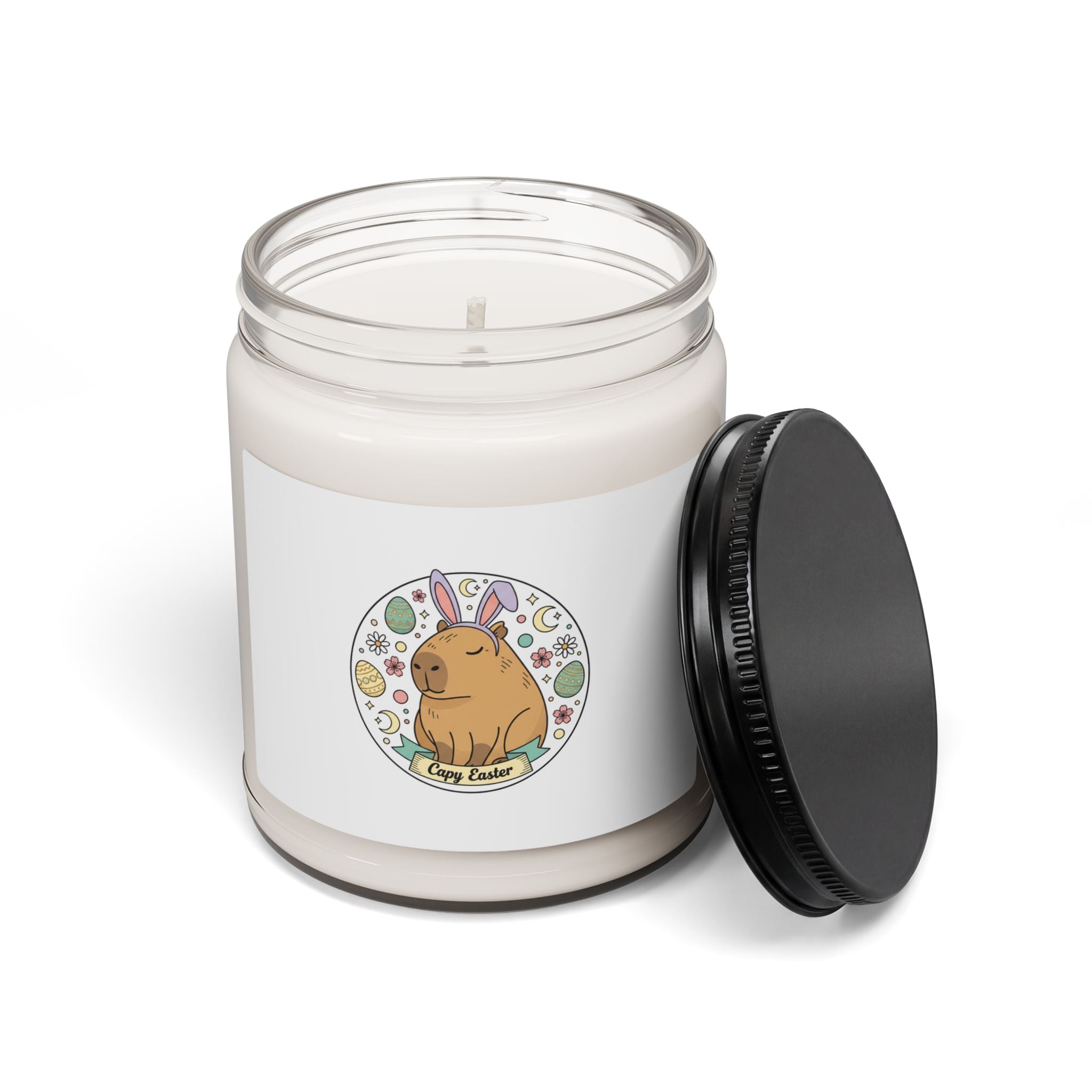 Easter Bunny Aesthetic Soy Candle, Pastel Spring Cottagecore Vibes