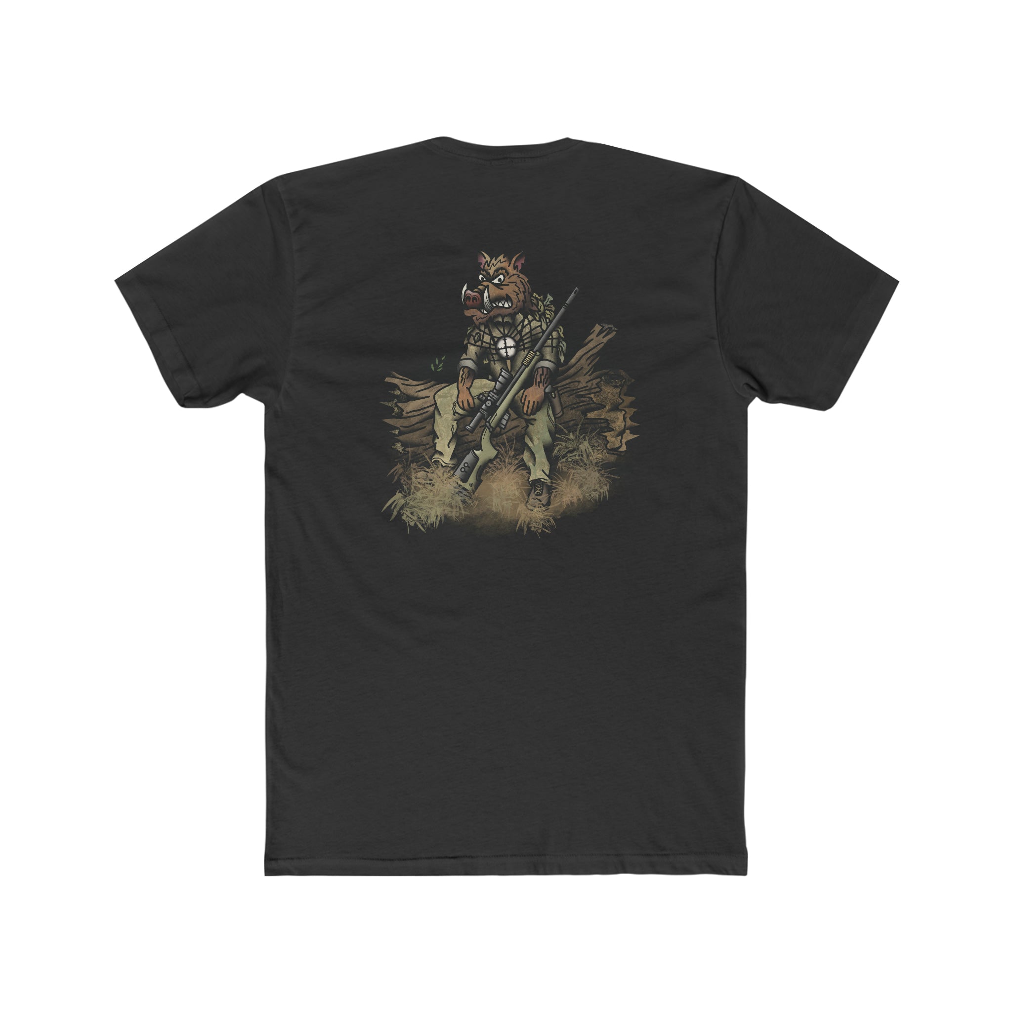 Sniper Hog on a Log - Crew Tee