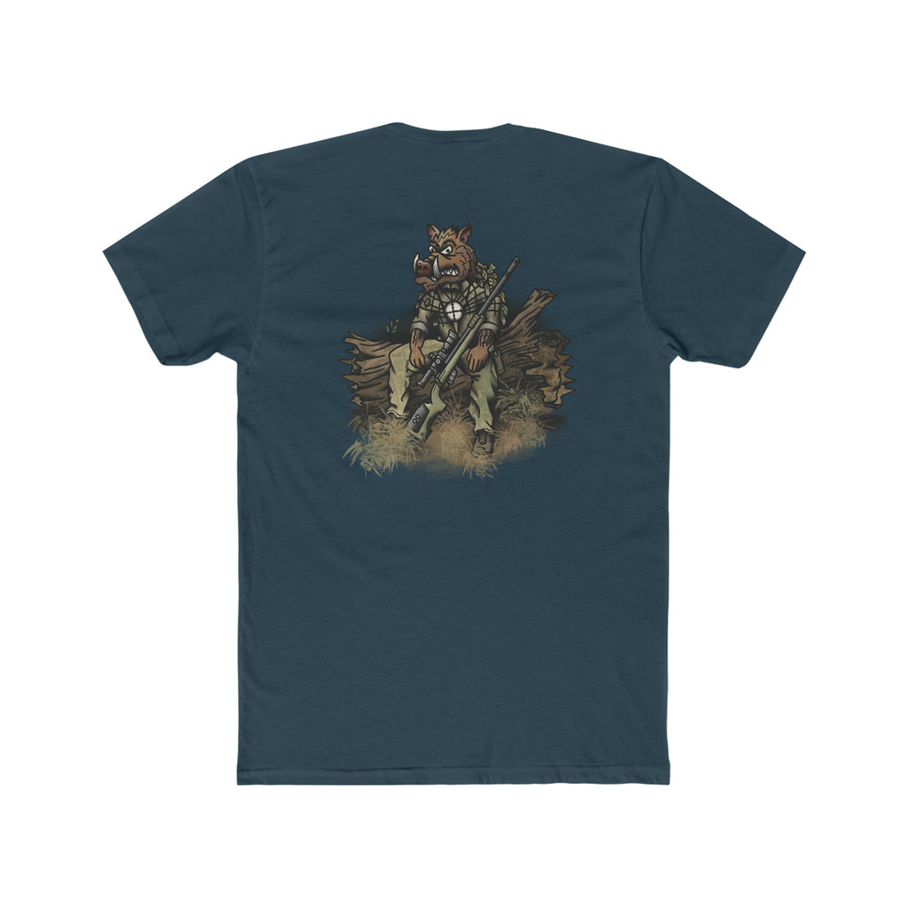 Sniper Hog on a Log - Crew Tee
