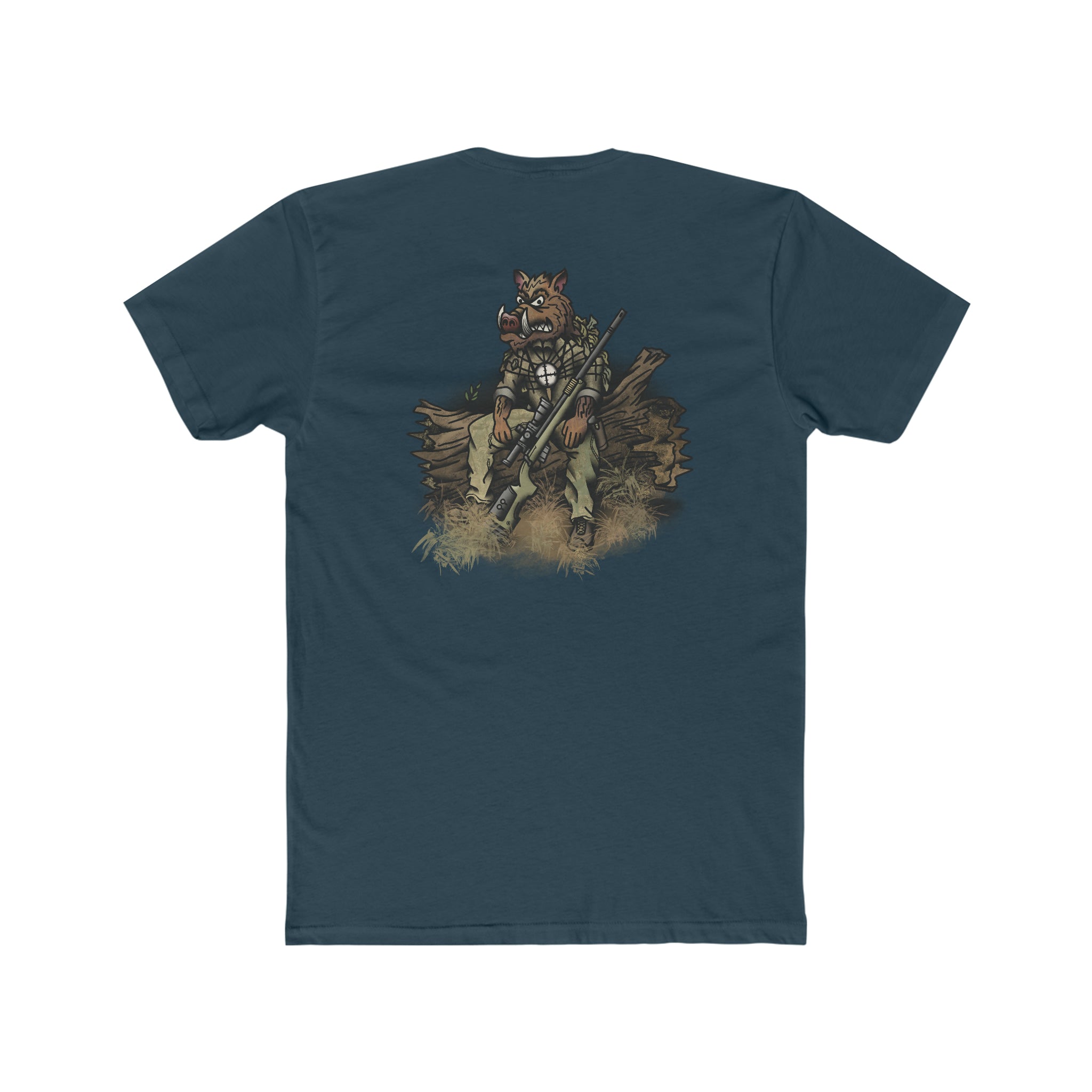 Sniper Hog on a Log - Crew Tee