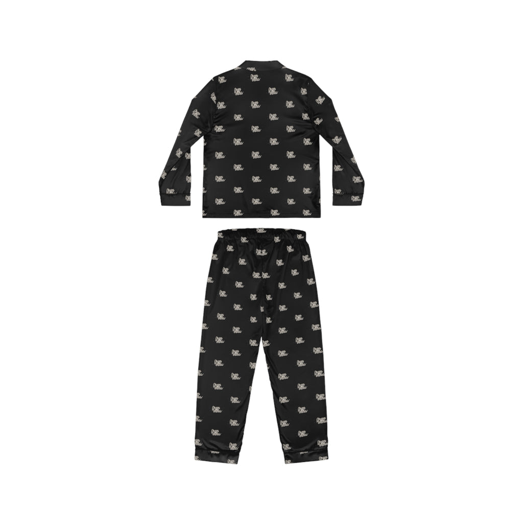Gray Vibes Elegant Women's Satin Pajamas Set - Soft & Stylish Sleepwear