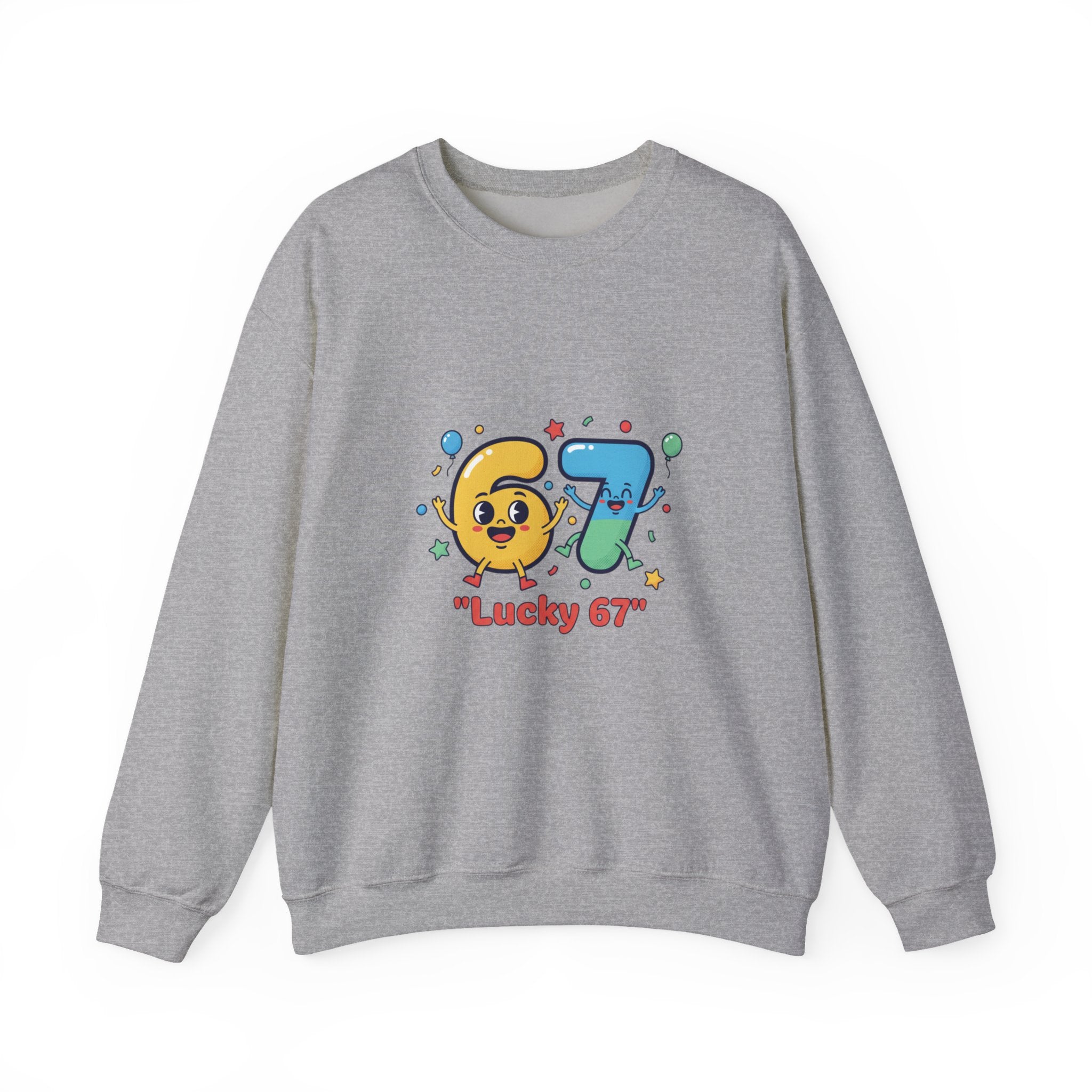 67 Meme Crewneck Sweatshirt | random number meme, absurdist humor