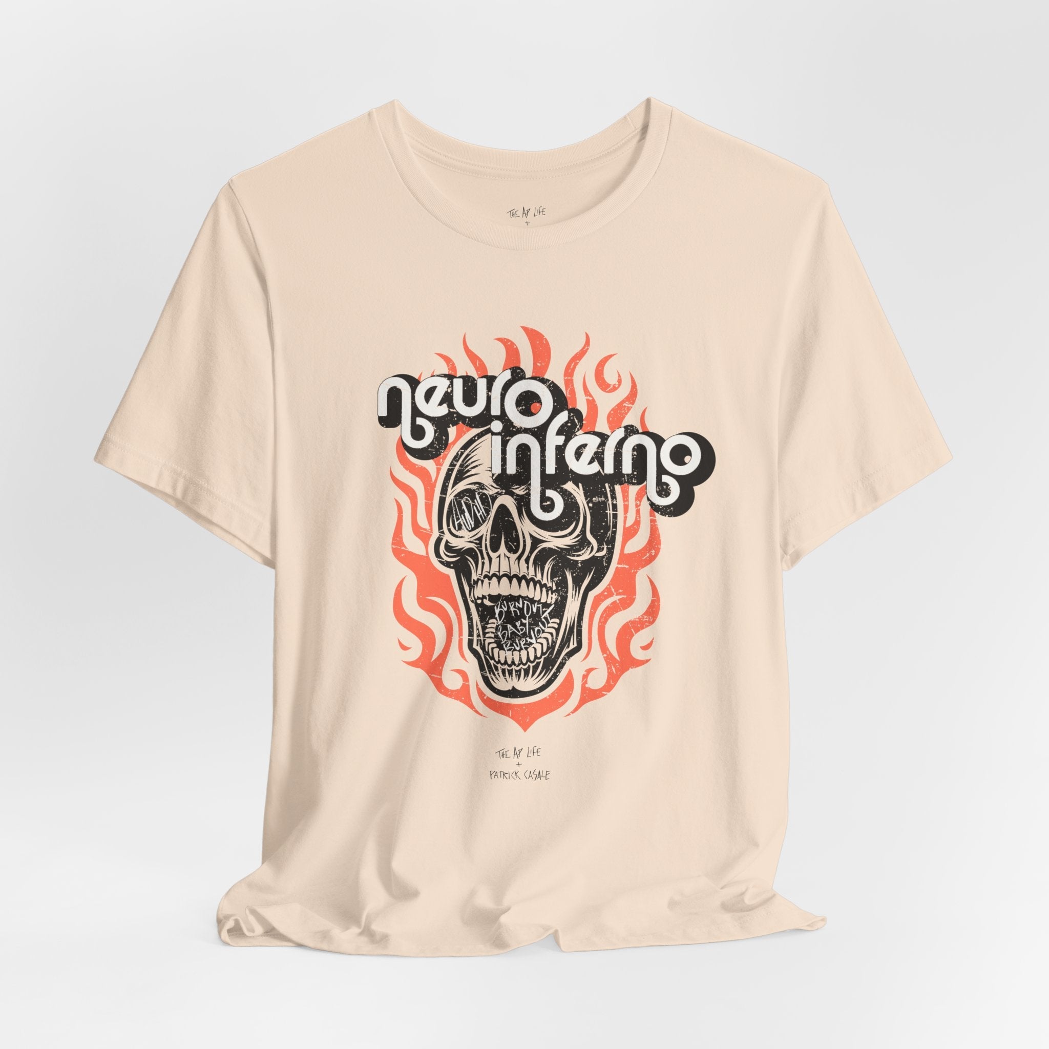 Neuro Inferno - AuDHD Burnout - Patrick Casale - Adult Unisex Jersey Tee (Ships Internationally)