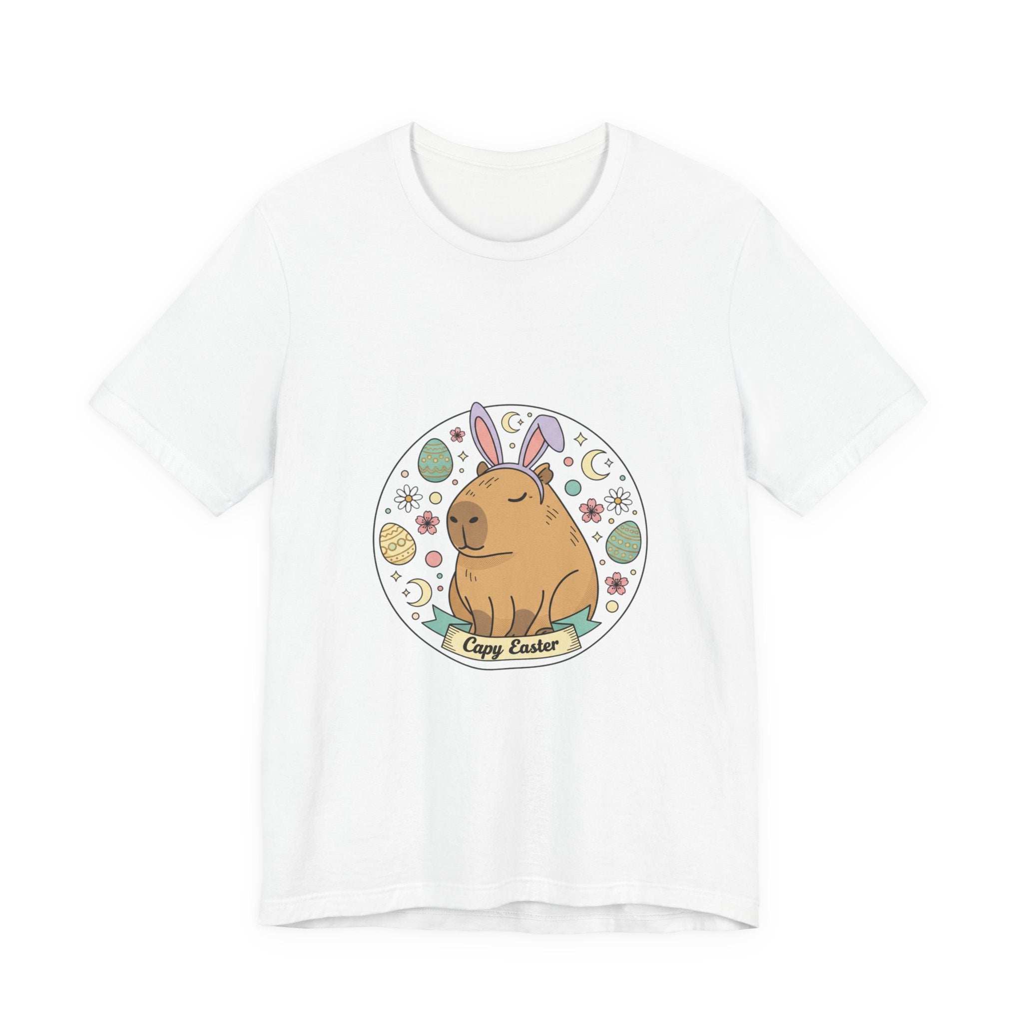 Cozy Easter Bunny Aesthetic Tee | Pastel Spring, Vintage Easter Cottagecore
