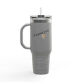 Graymazing Insulated Travel Mug - 40oz Coffee Cup with Handle & Straw - Perfect for On-the-Go and Outdoor Adventures