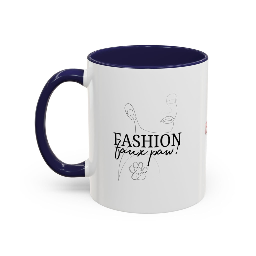 Fashion Faux Paw Accent Coffee Mug (11, 15oz)