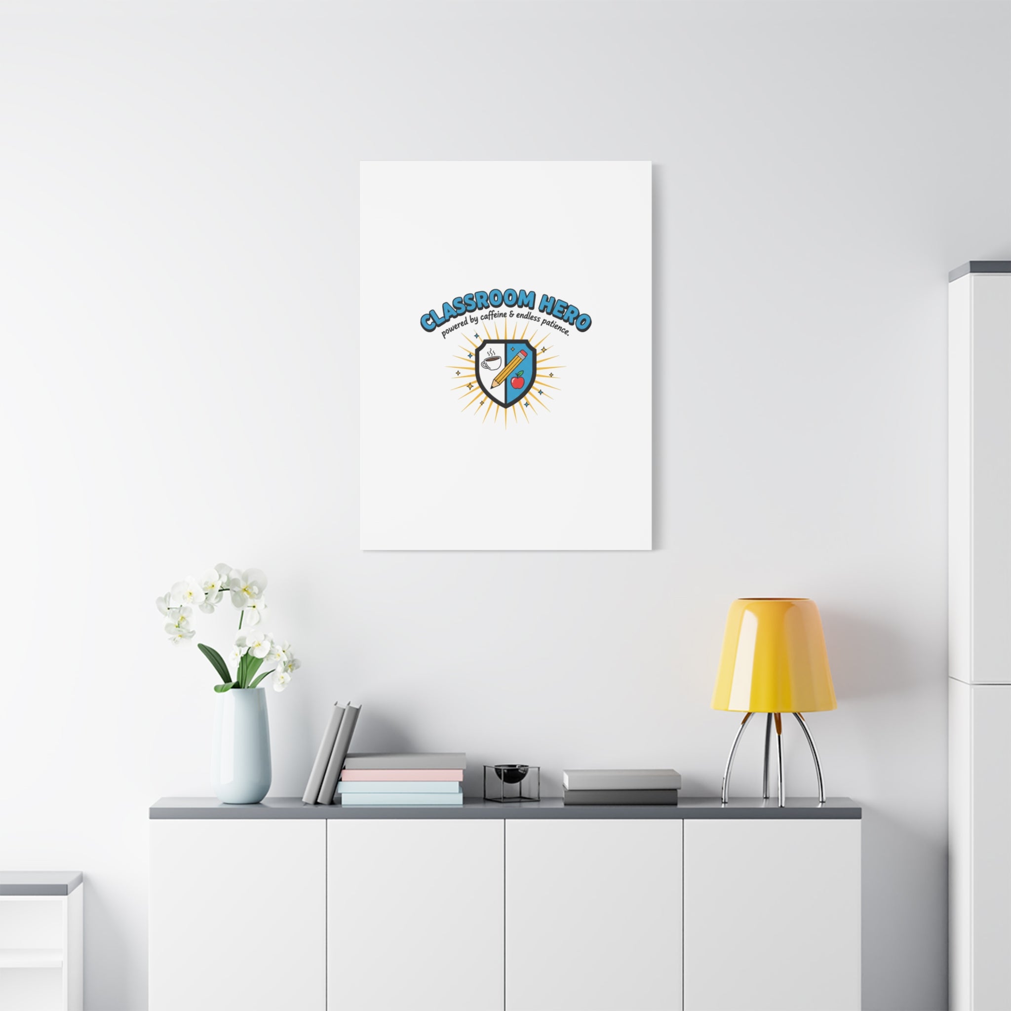 Classroom Hero Canvas Wall Art | Teacher Appreciation Gifts, Teacher Life