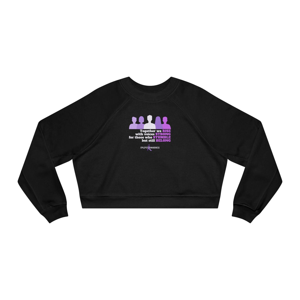 Together We Stand Women's Cropped Fleece Pullover