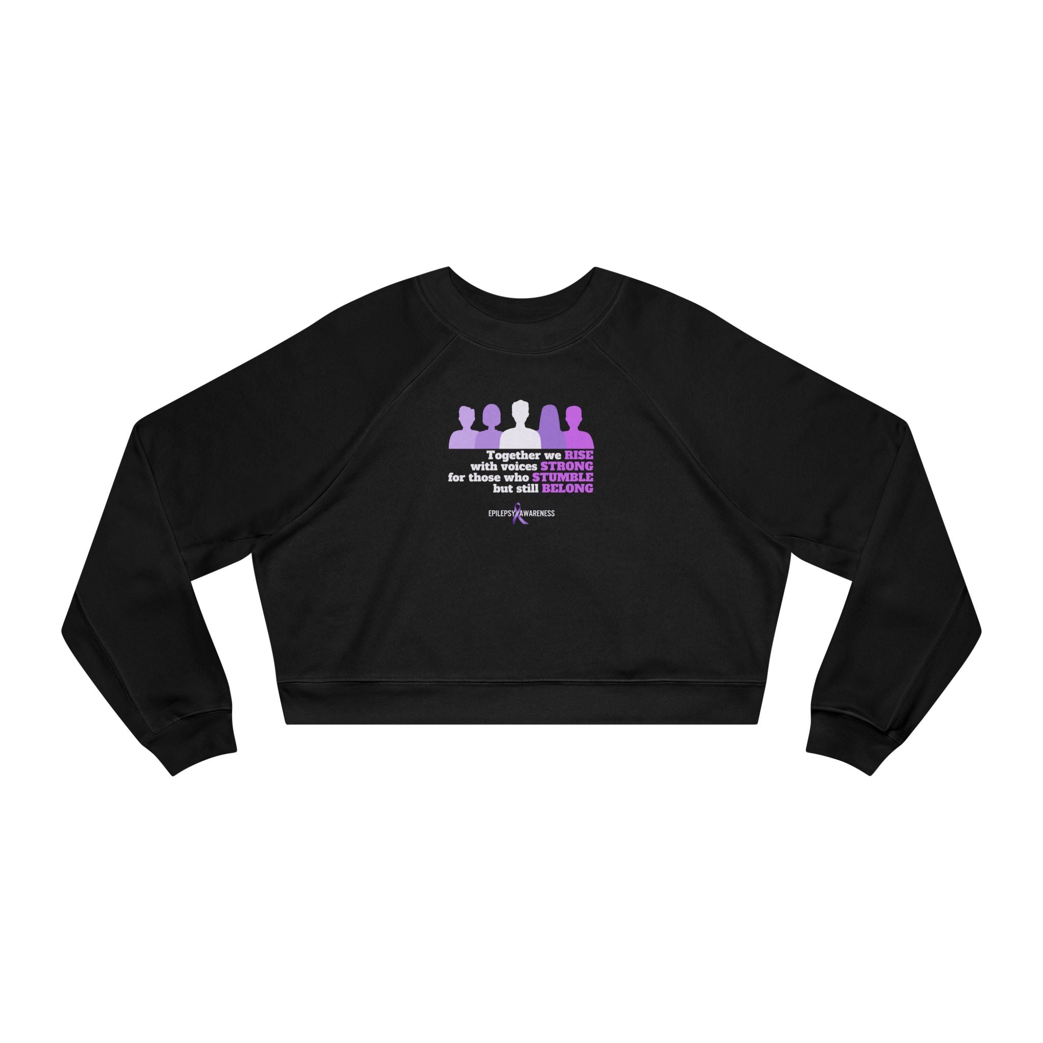 Together We Stand Women's Cropped Fleece Pullover