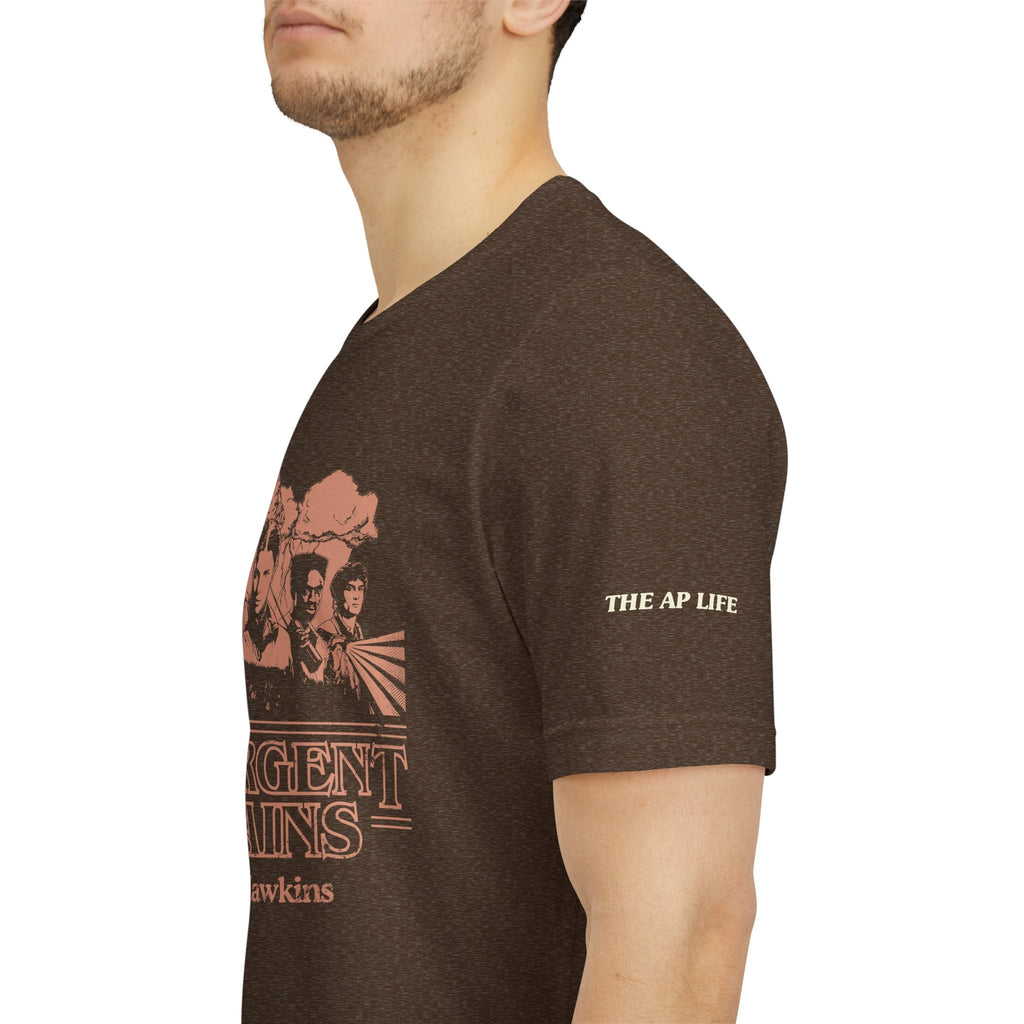 Divergent Brains Saved Hawkins - Adult Unisex Jersey Tee