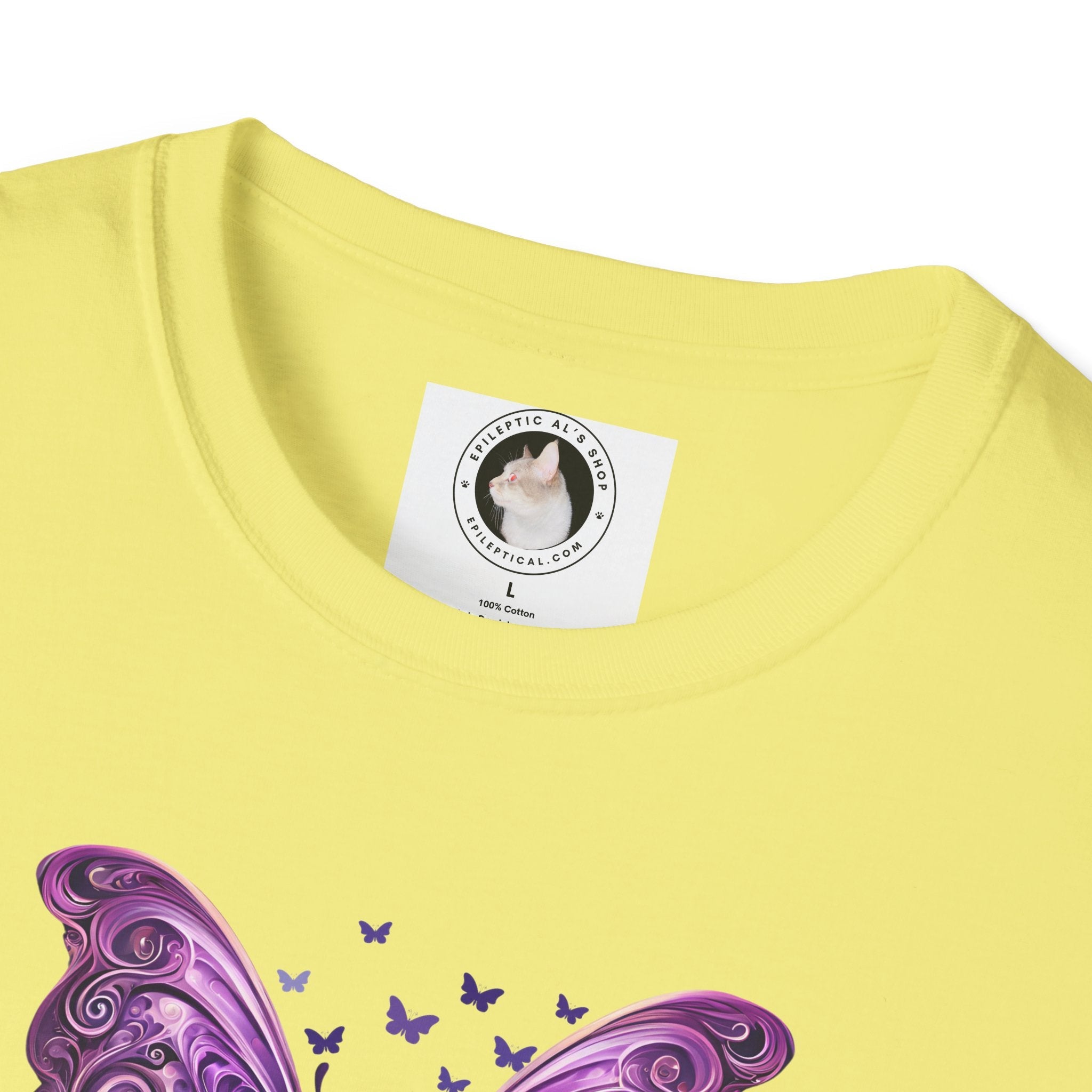 Epilepsy Butterfly Unisex Softstyle T-Shirt