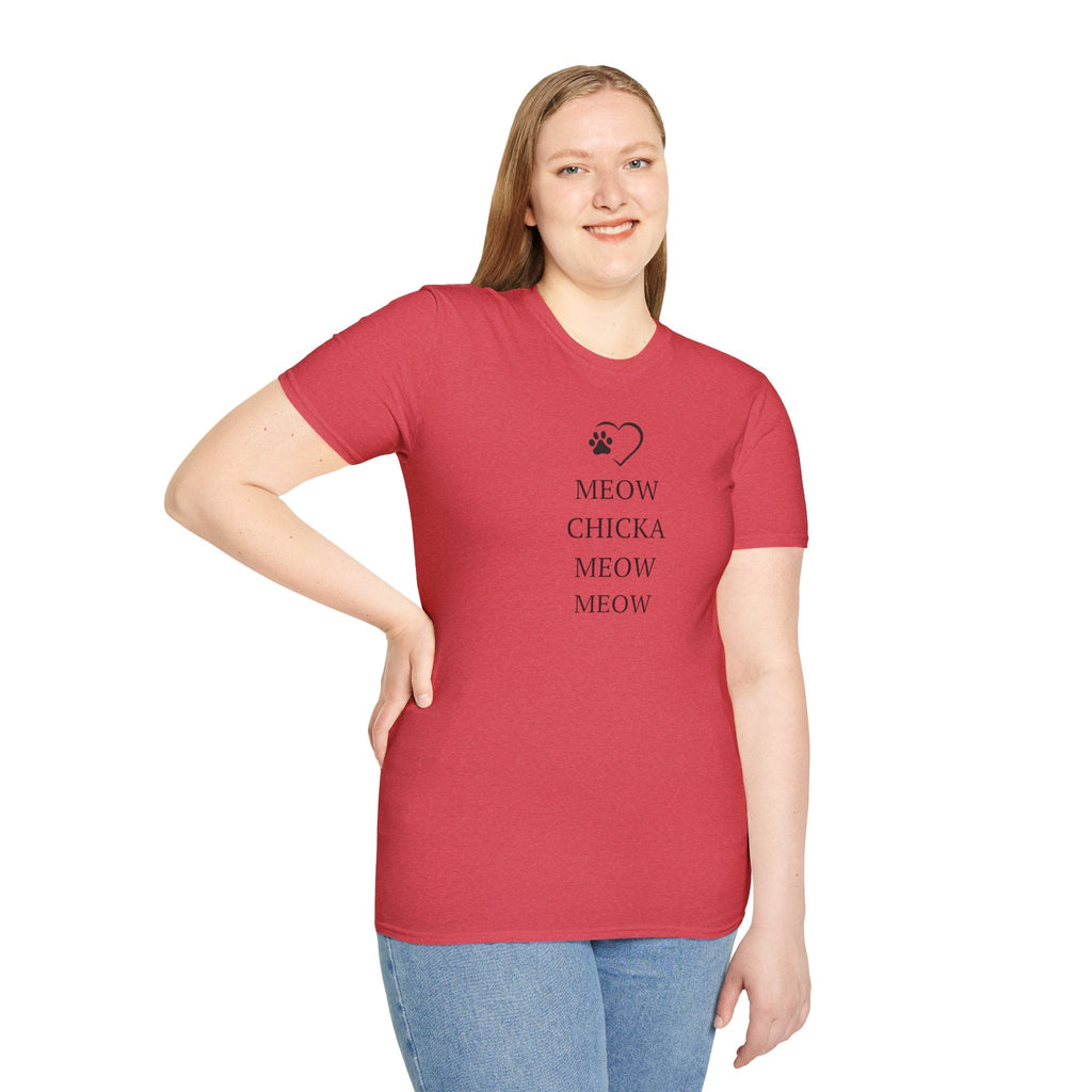Meow Chicka Meow Meow Unisex Softstyle T-Shirt