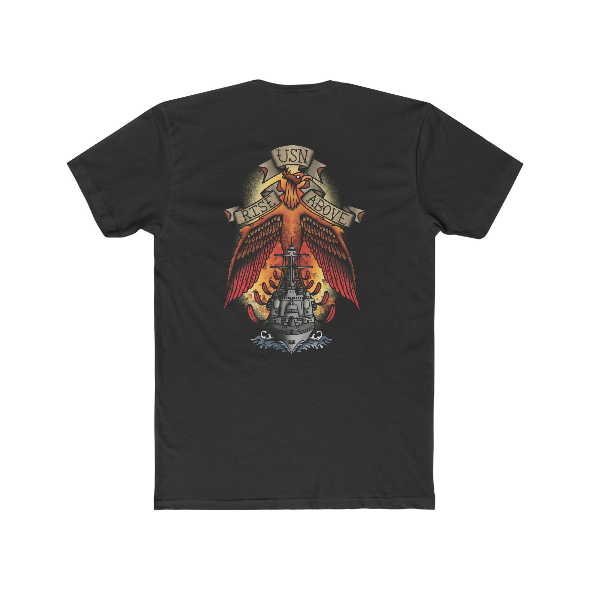 USN Rise Above - Crew Tee