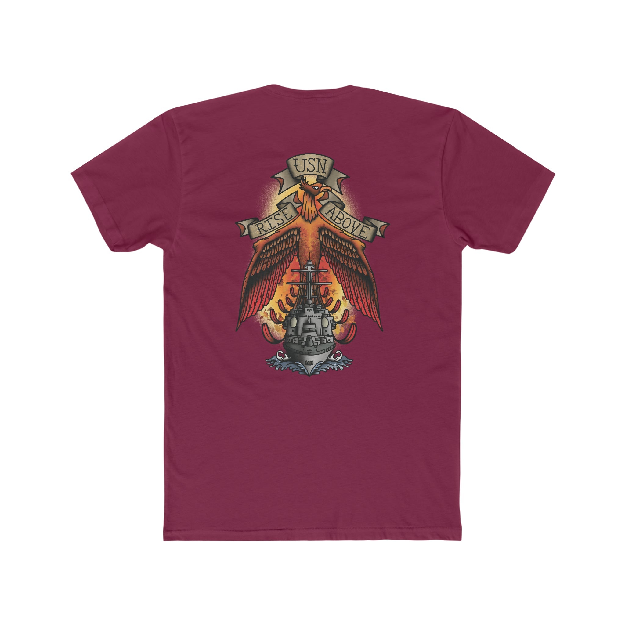 USN Rise Above - Crew Tee