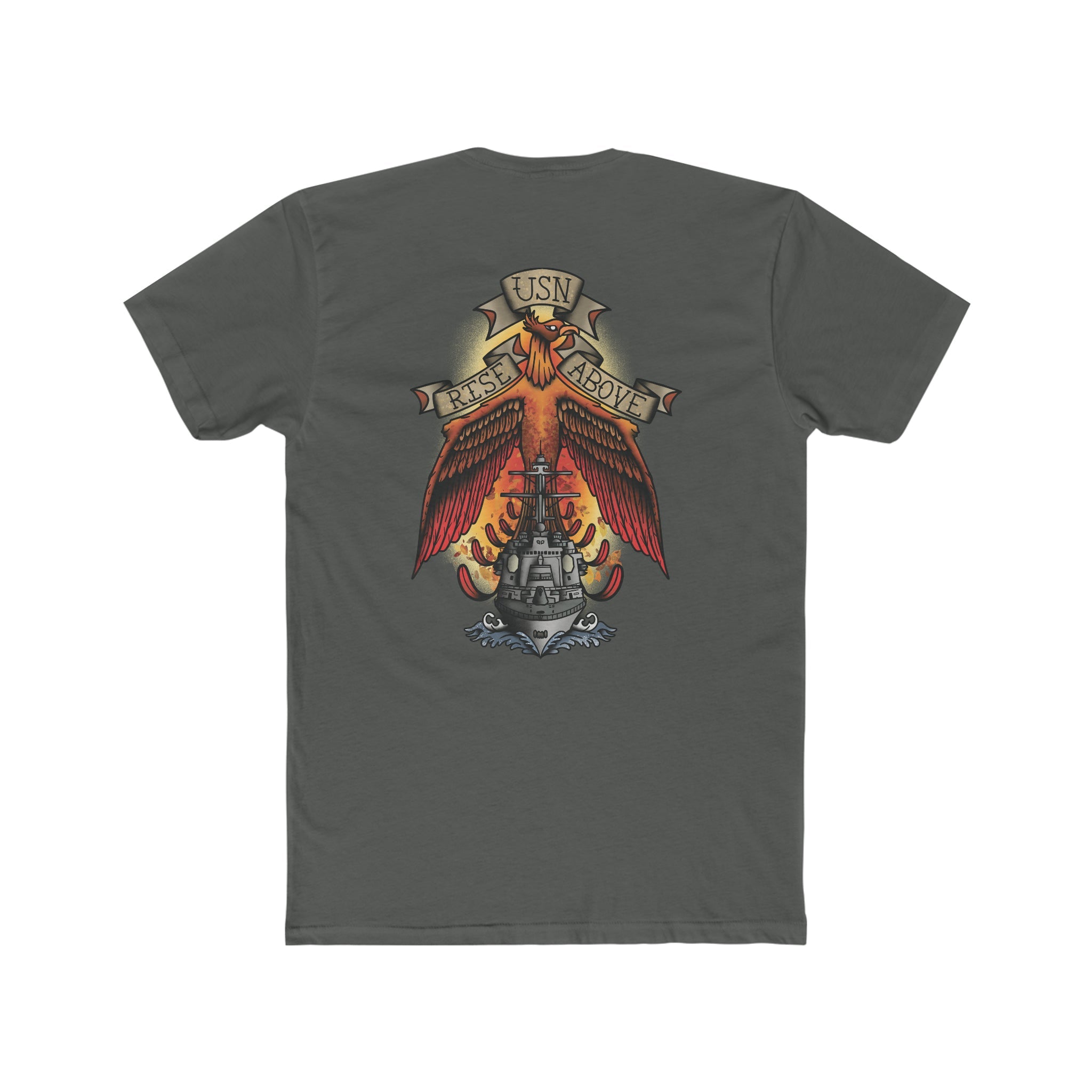 USN Rise Above - Crew Tee