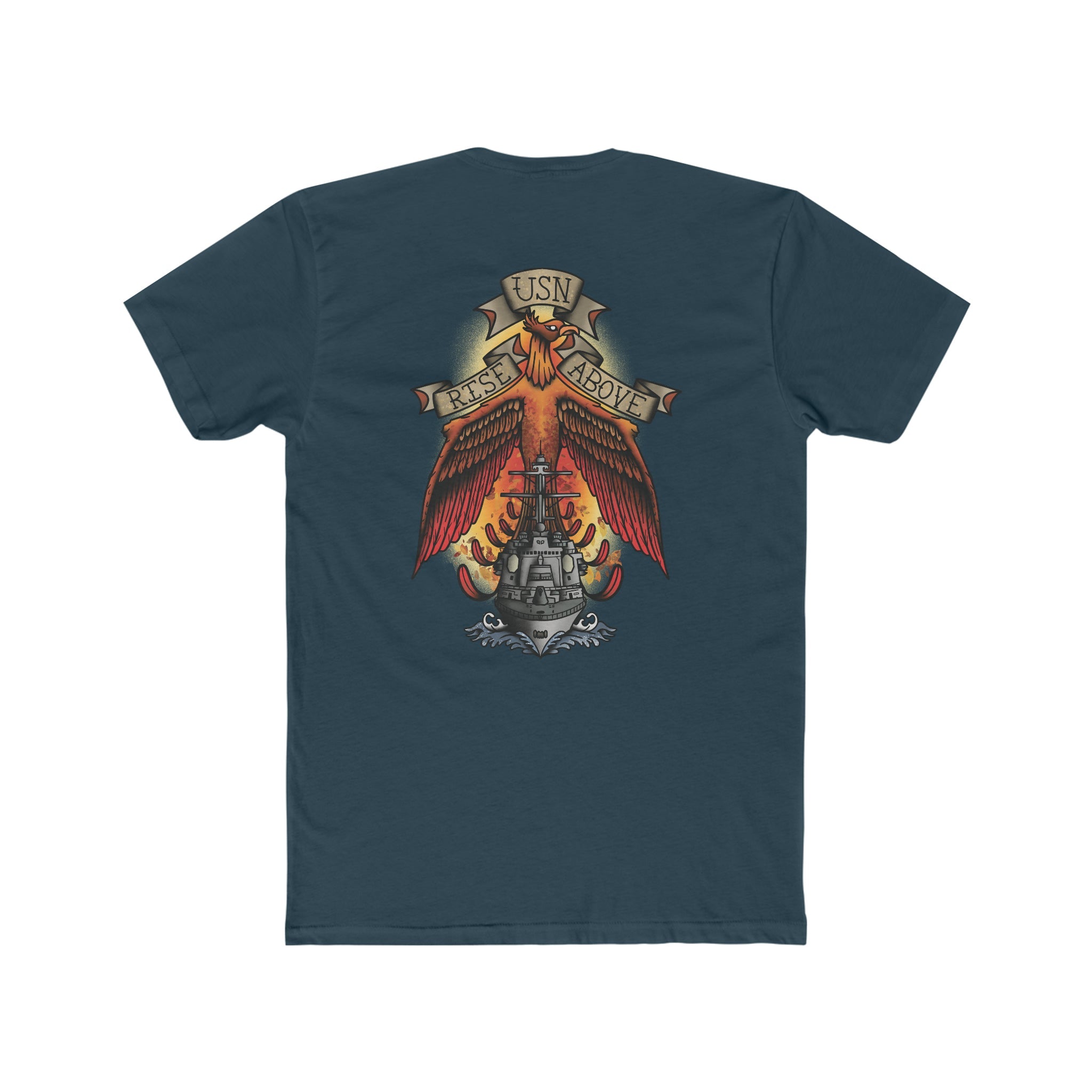 USN Rise Above - Crew Tee