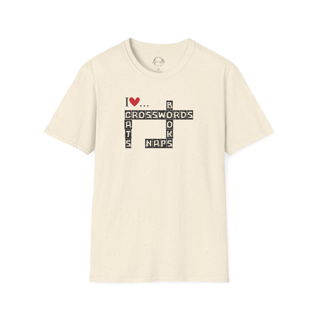 Crosswords and Cats Unisex Softstyle T-Shirt