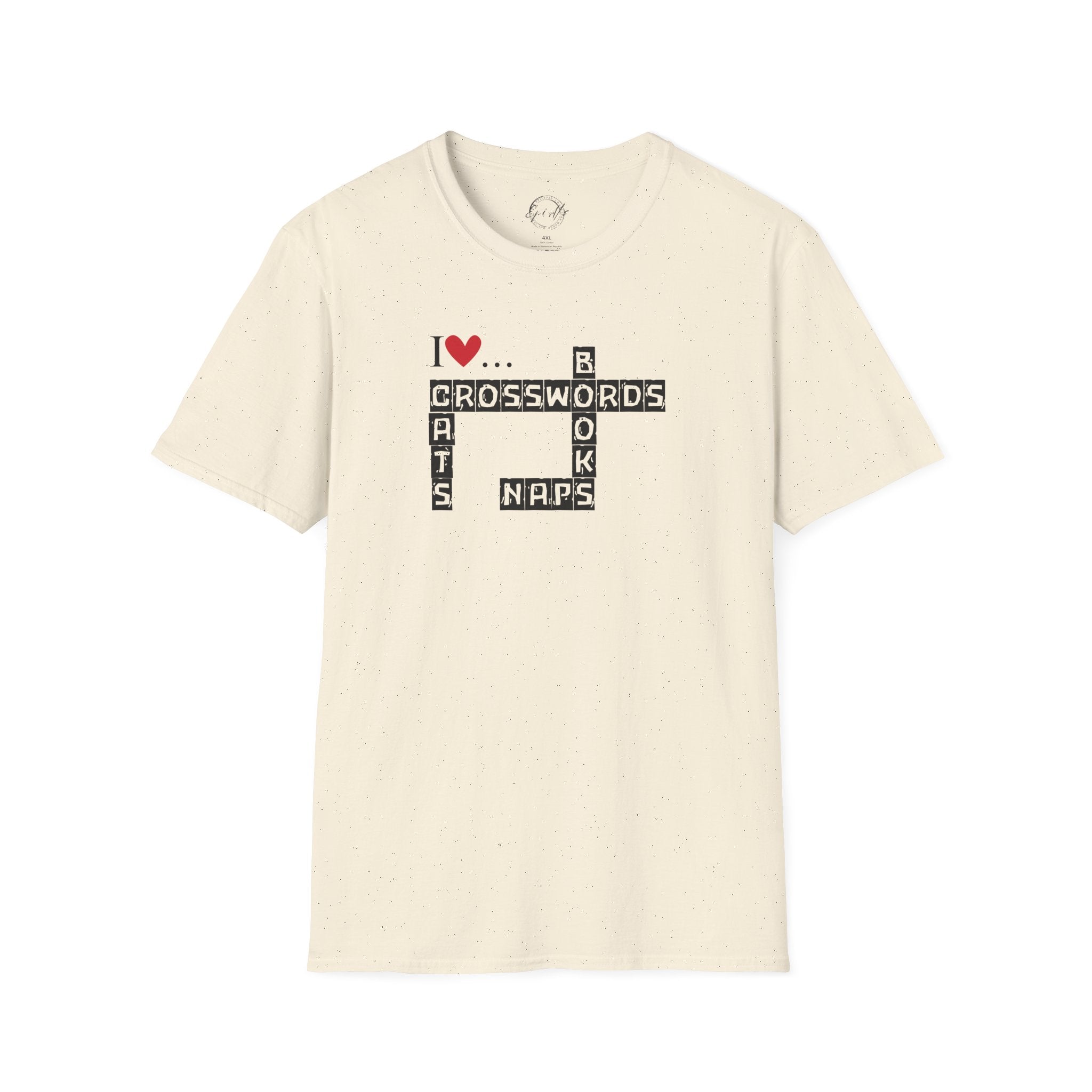 Crosswords and Cats Unisex Softstyle T-Shirt