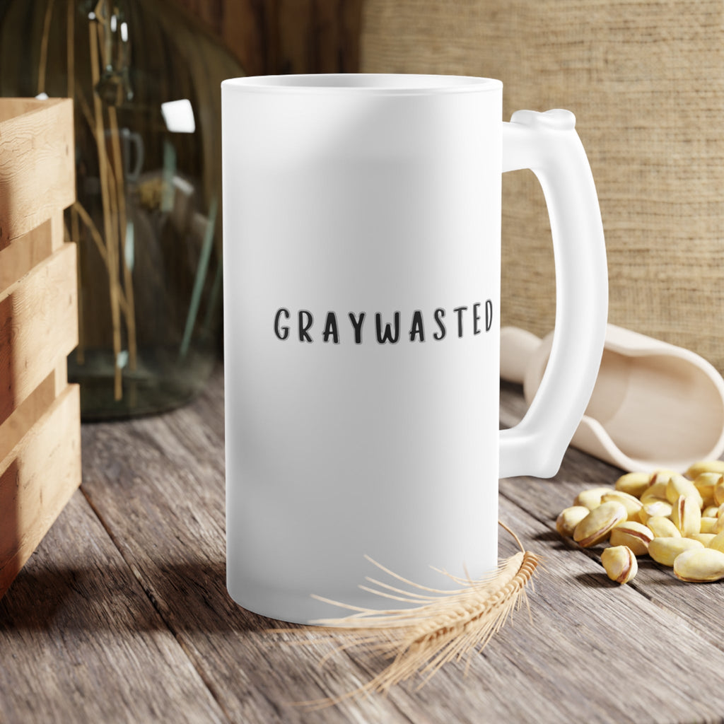 Customized Frosted Glass Beer Mug - Perfect for Parties & Celebrations