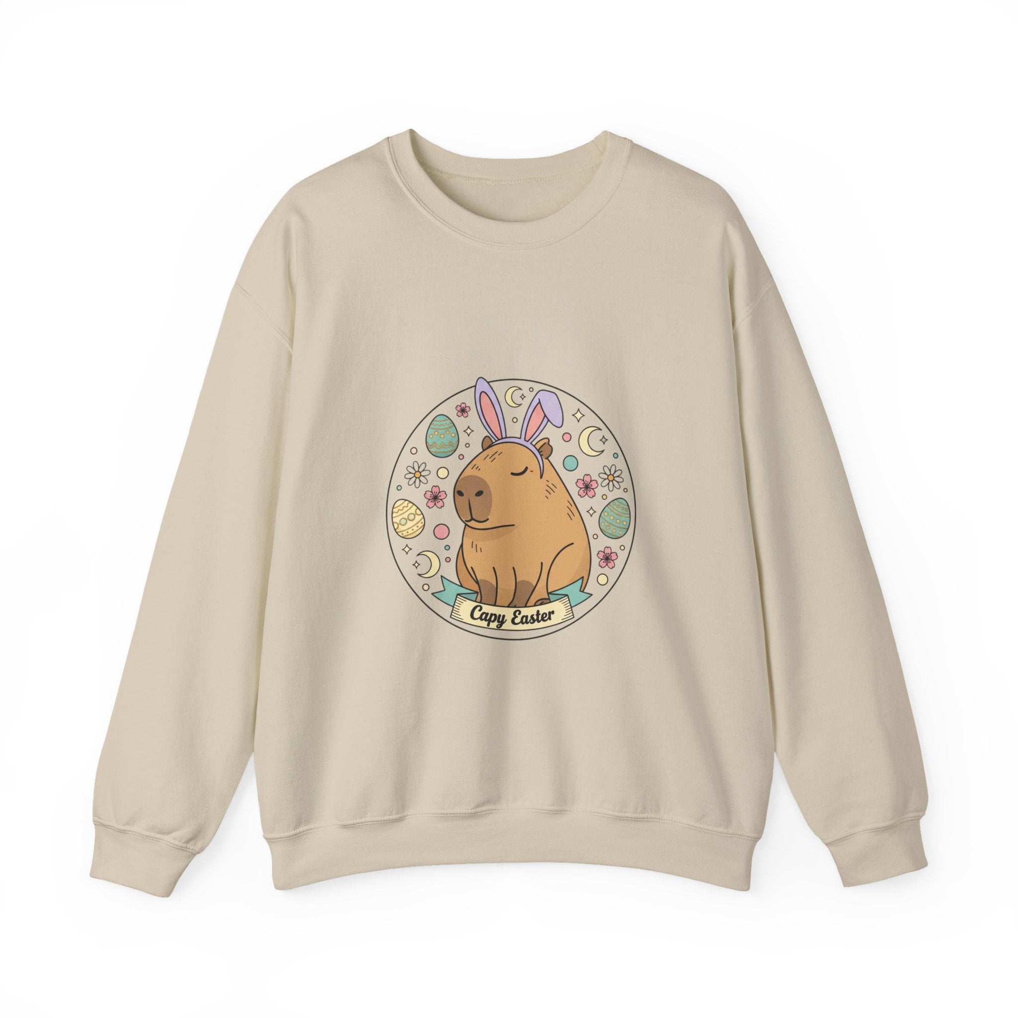 Bunny Ears Illustration Sweatshirt | Easter bunny aesthetic, pastel spring